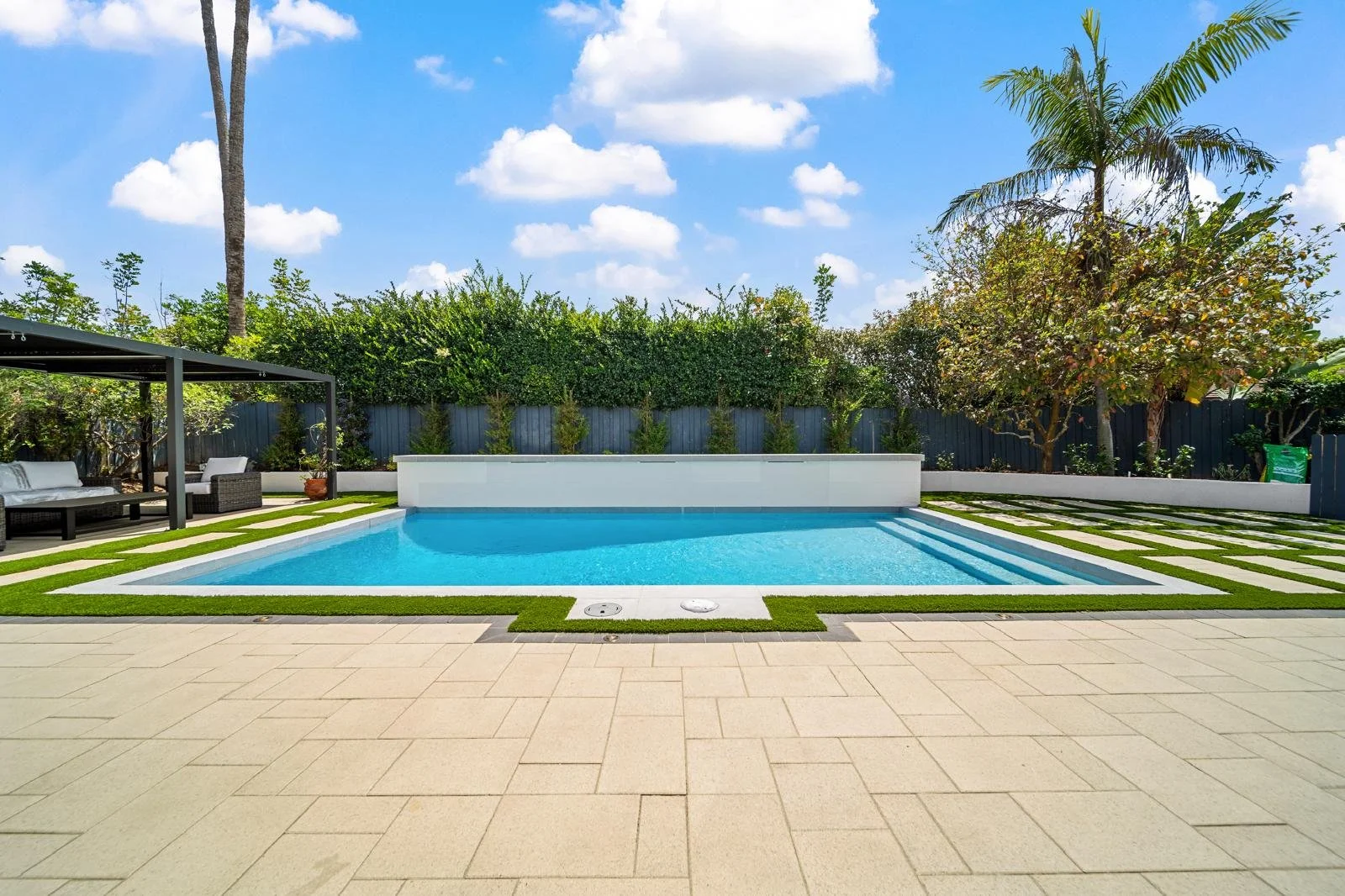Luxury Backyard Renovation with Patio Covers & Pool