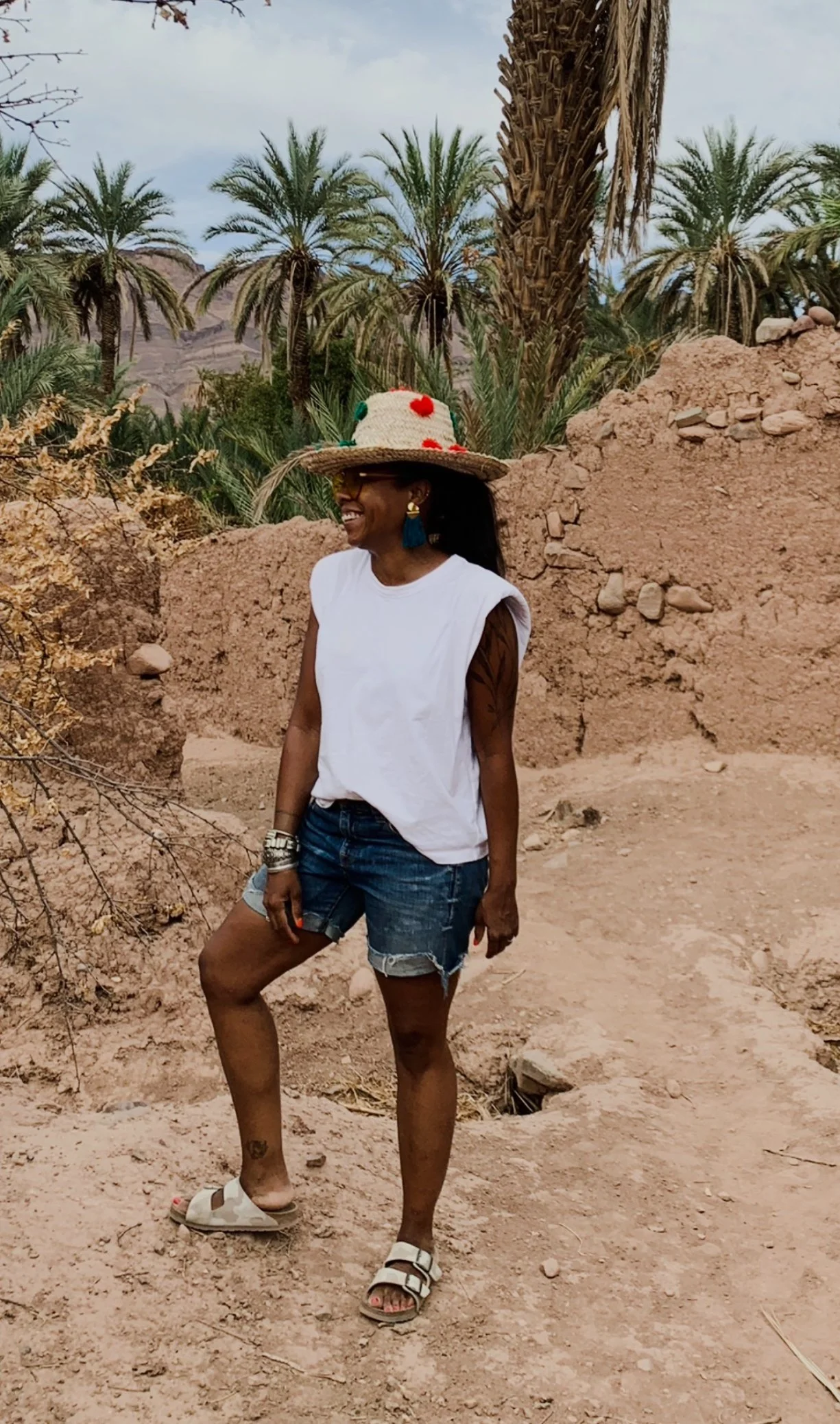 Founder Marva Babel in Marrakesh Palm Jungle