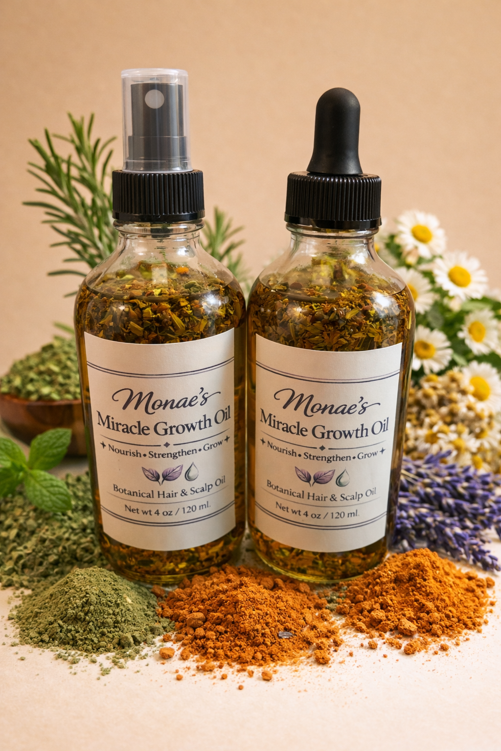 Monae’s Miracle Hair Growth Oil