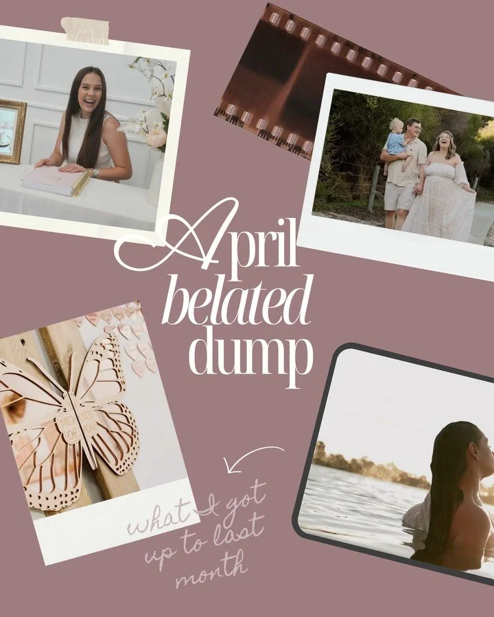 Belated April dump because May has absolutely taken me out 😂🙈

This month looked like photographer BTS, keepsakes, branding shoots, strategy calls, motherhood sessions, launch content, campaigns, editing until midnight and somehow trying to keep up