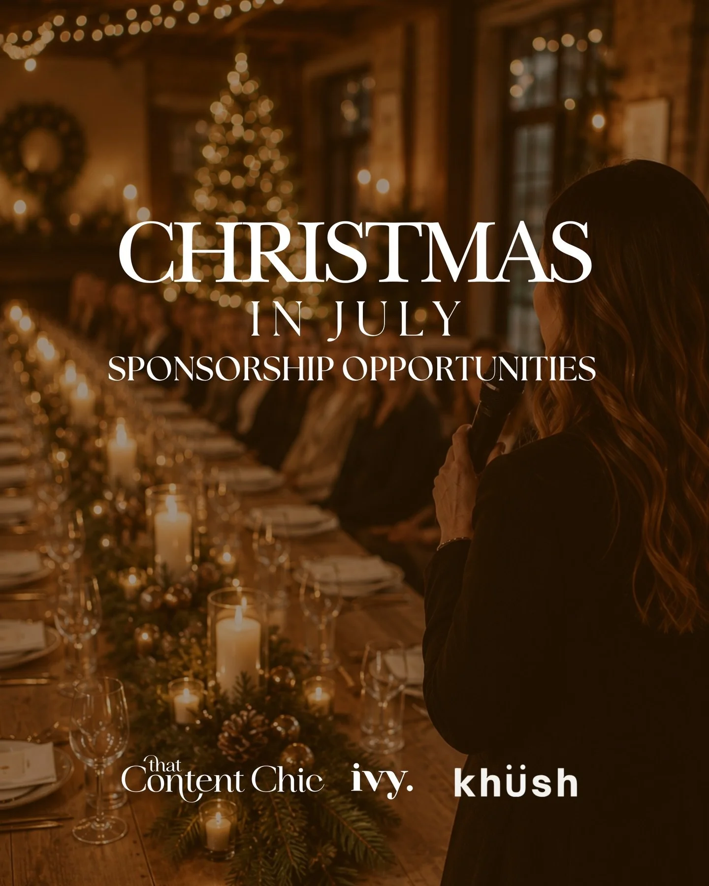 We are blown away by the response to Christmas in July 🥳

Sponsorship has been filling up faster than we expected and we are down to our last few spots 👏

If you have been thinking about getting your brand in front of a room full of Perth women who