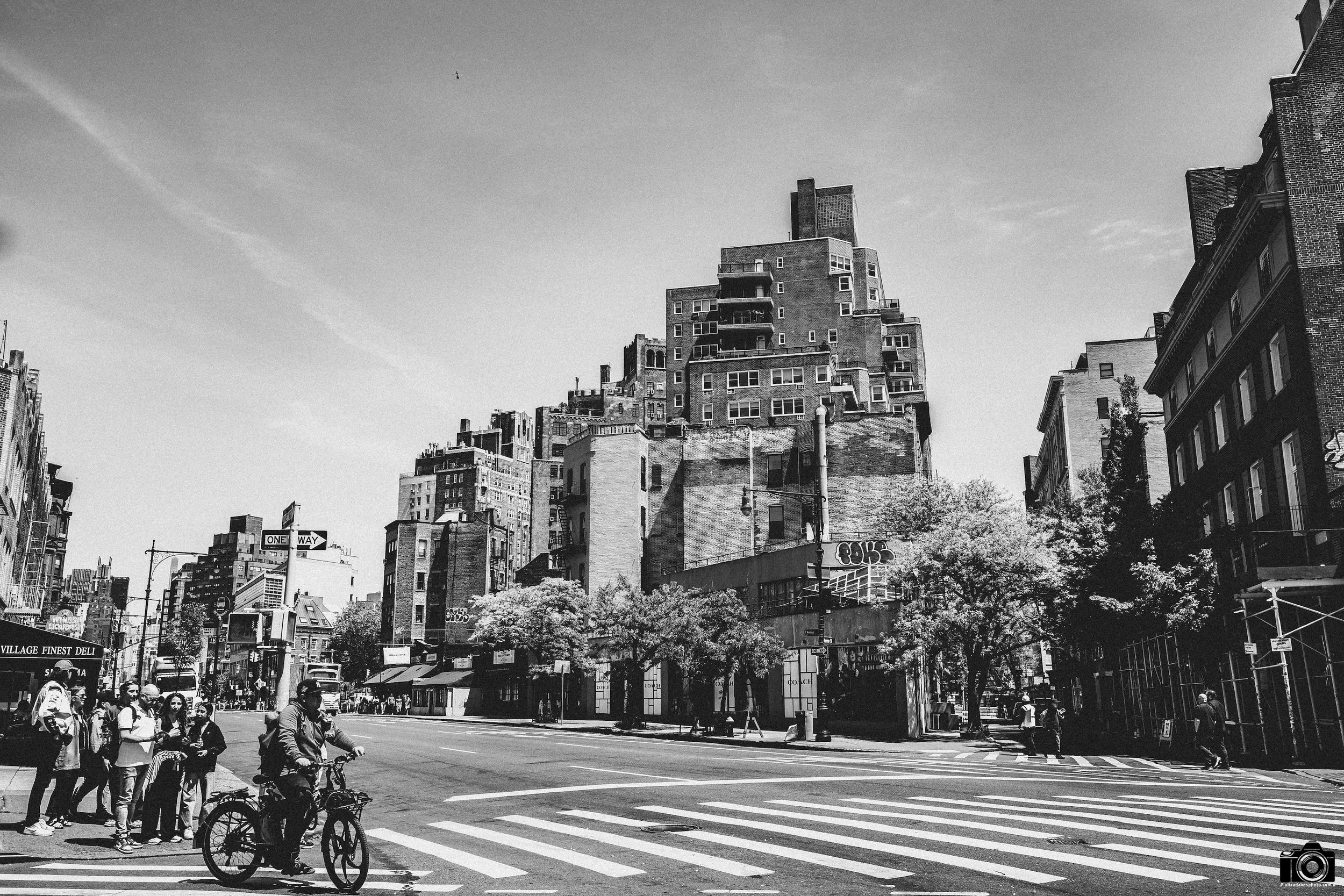 NYC 2025 - Village Finest in B&W.  Shot with a Sony a7c // 28-60mm @ 30mm f/8 ISO 125 - 1/320s.