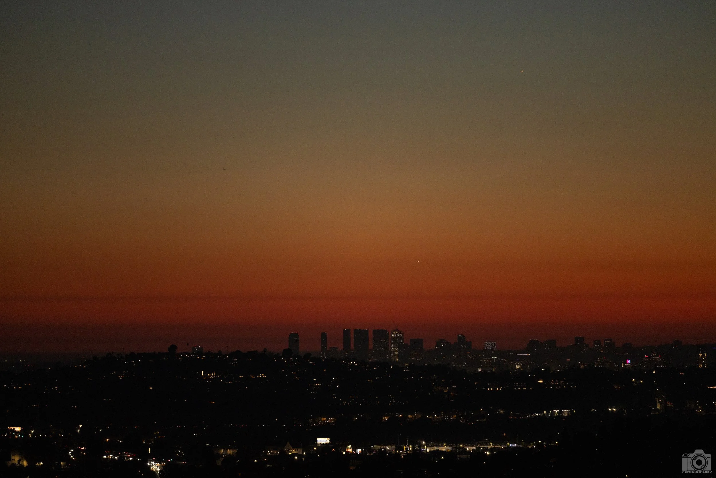 2025 - Cities in Dust.  Los Angeles, CA.  Above Occidental College is one of the best places to view the city at night.  You can see Downtown Los Angeles, Highland Park, Eagle Rock, Glendale, Burbank, parts of Hollywood and Century City... Shot with 