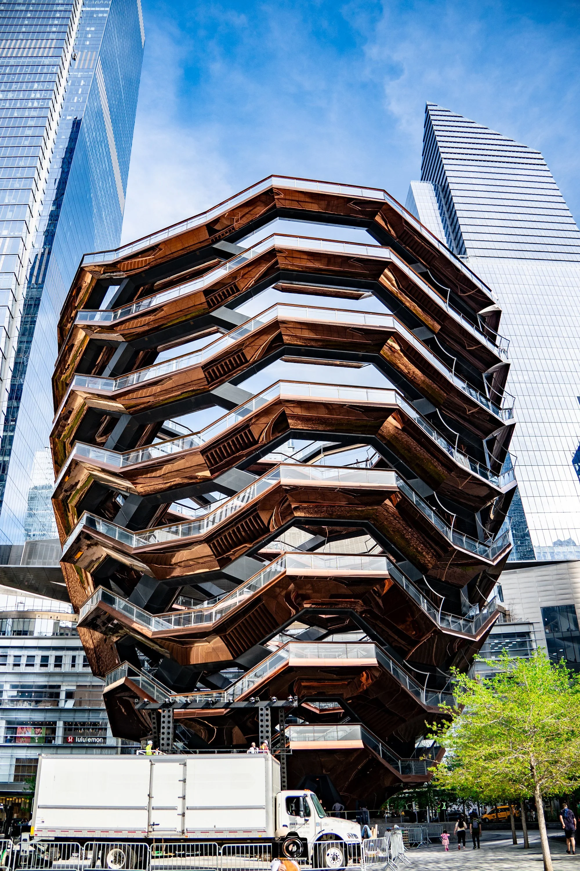 2025 - Vessel at Hudson Yards.  Not sure if they have always charged an admission fee, but they do now.  I opted out.  Maybe next time I'm in New York I'll pay to get some shots within this interesting structure.  Shot with a Sony a7c // Tamron 18-30