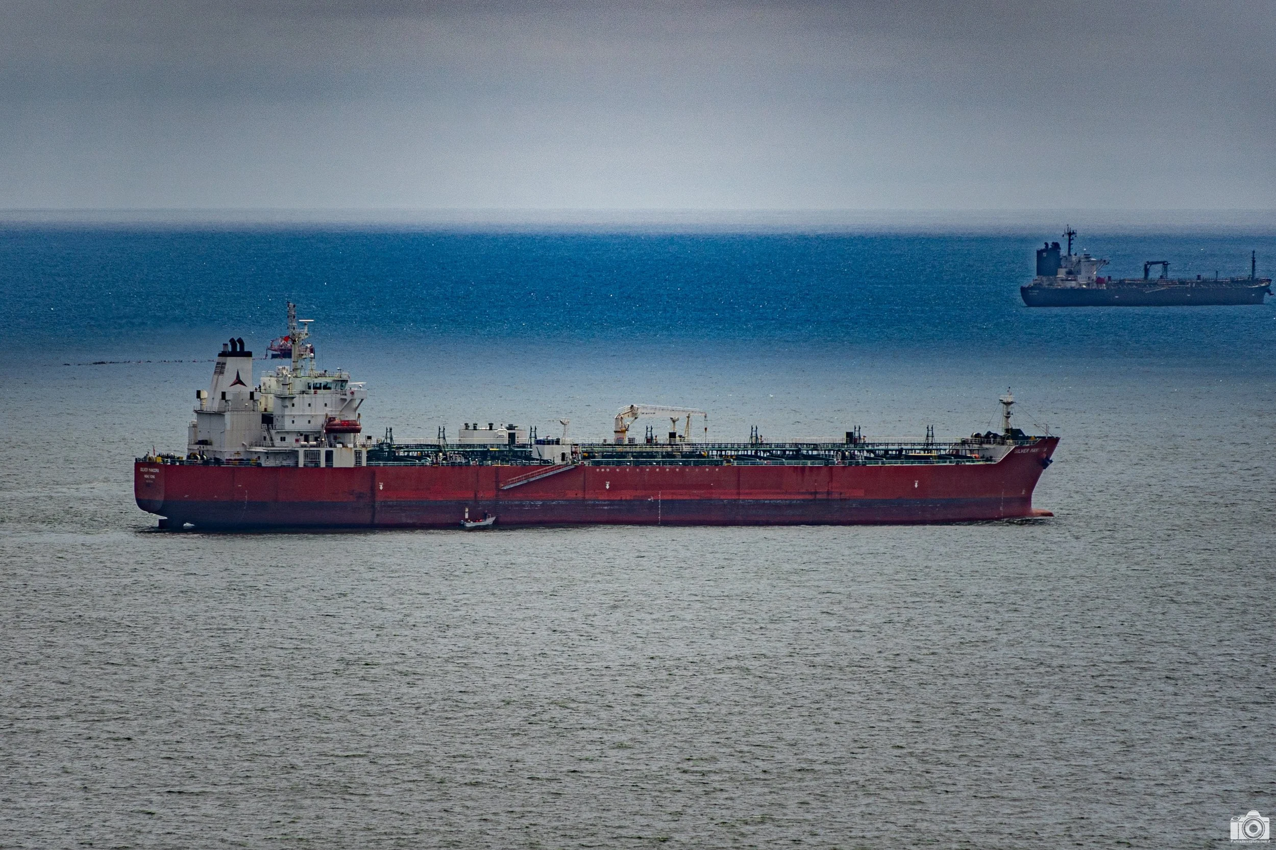 Rosarito, MX 2025.  The Silver Manoora Returns.  This ship is an oil/chemical tanker often charted by Shell.  Shot with a Sony a7c // Tamron E 18-300mm @ 450mm - ISO 200 - f/6.3 - 1/2000s.
