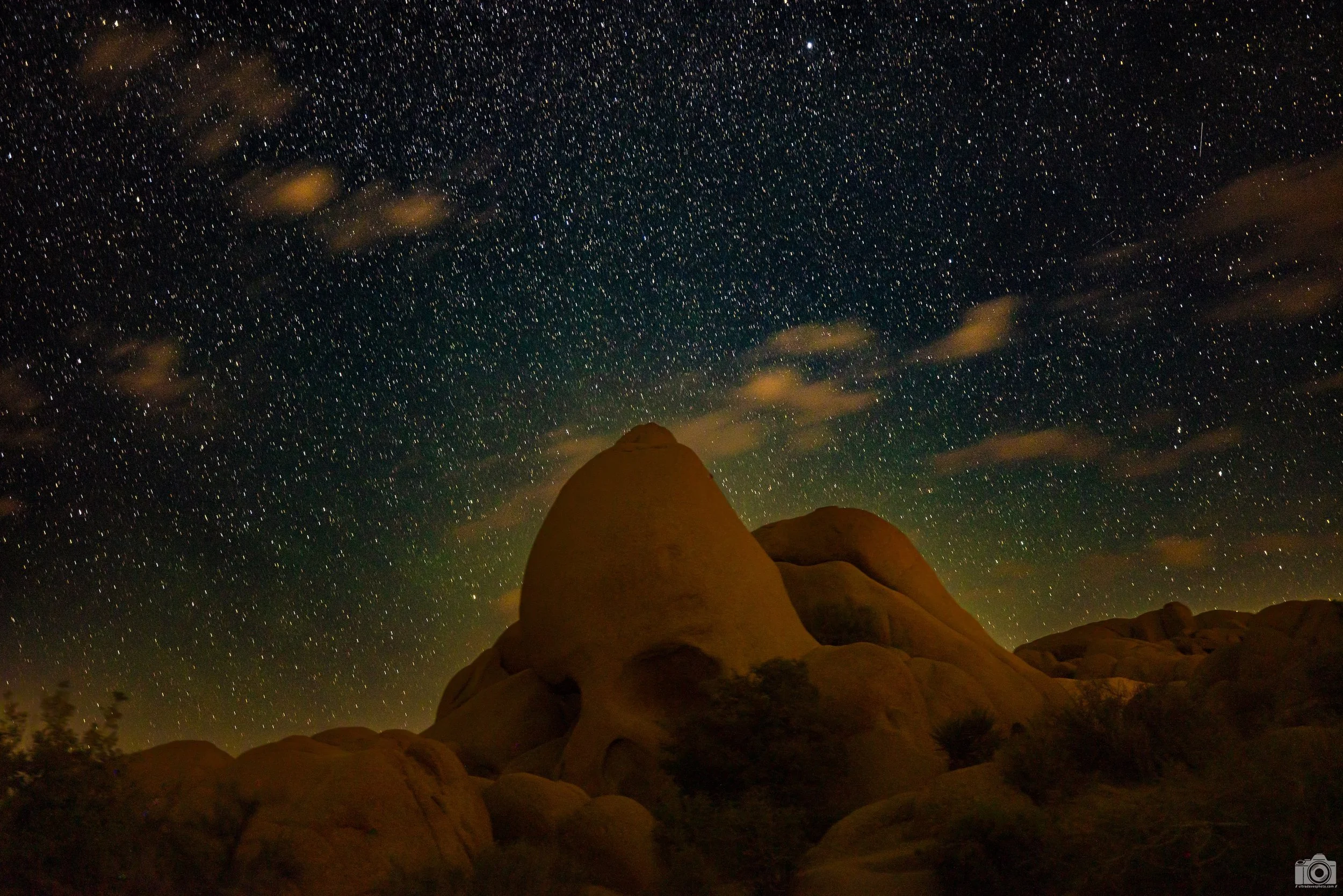 2026 - Skull Rock.

A very unique rock formation near the Jumbo Rocks campground.  It's been years since I've camped out overnight but I should soon.

Shot with a Canon EOS R5 // RF 15-35mm L @ 35mm f/2.8 ISO 1600 - 30s.  Tripod mounted with a Nomad 