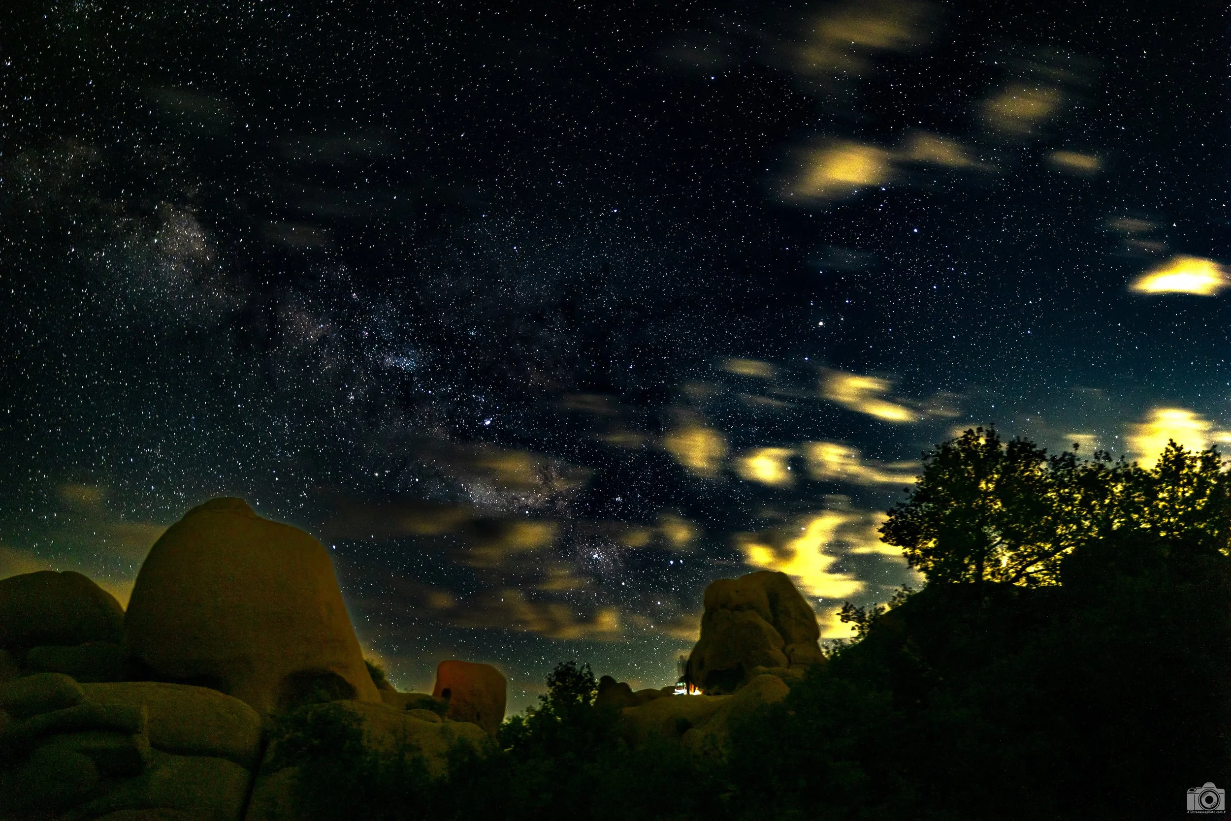 2026 - Illuminated by the Lights.

Shot with a Canon EOS R5 // RF 15-35mm L @ 26mm f/2.8 ISO 1250 - 30s.  Tripod mounted with a Nomad Star Tracker. 