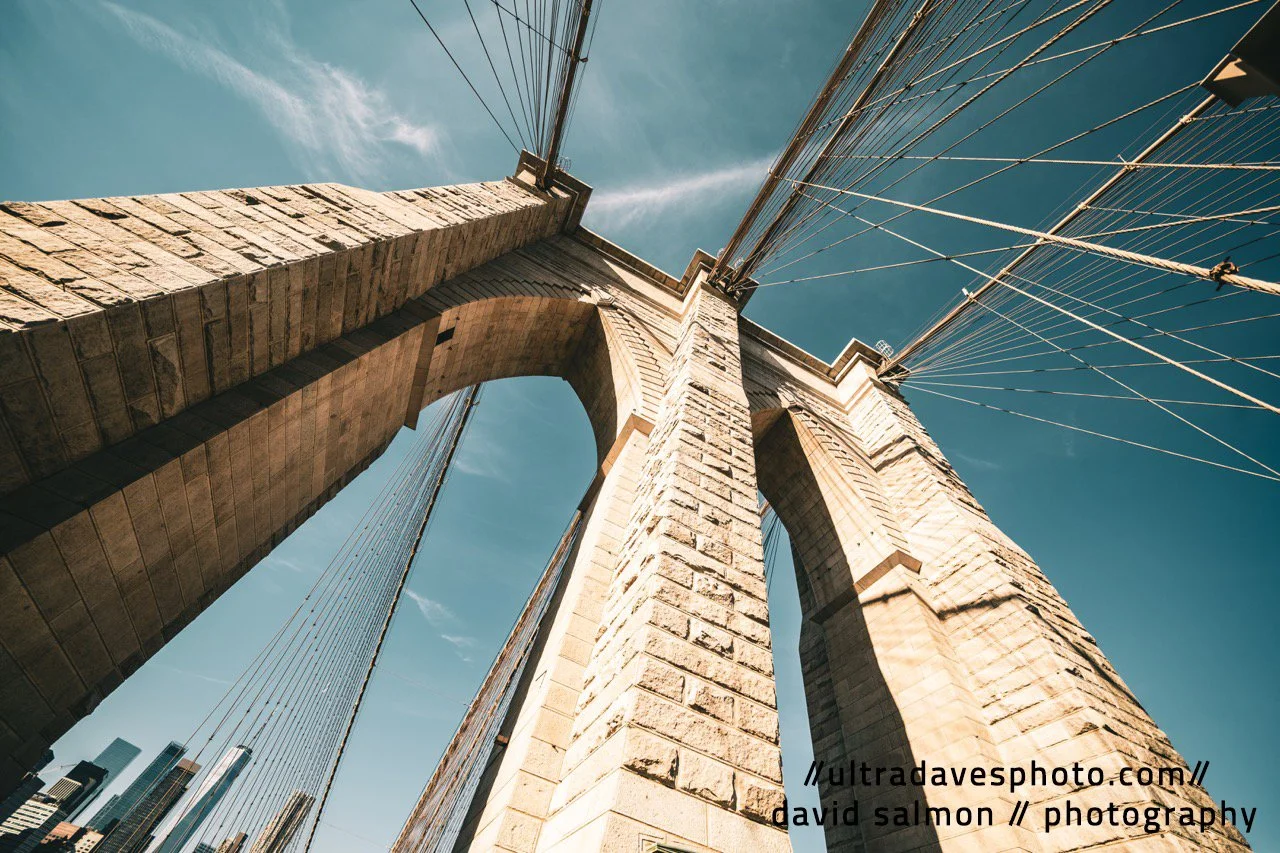 The Brooklyn Bridge. Lookin' up! Shot with a Sony a7c II // FE 12-24mm G @ 12mm f/4 ISO 64 - 1/400s.