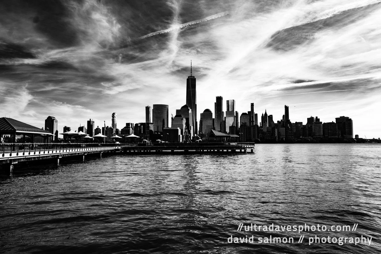 NYC from the Bay. I found this G lens not to be very building friendly unless you shot from afar. It's an ultrawide lens that gives a fisheye vibe as you will see in some of the shots. Shot with a Sony a7c II // FE 12-24mm G @ 24mm f/4 ISO 50 - 1/4
