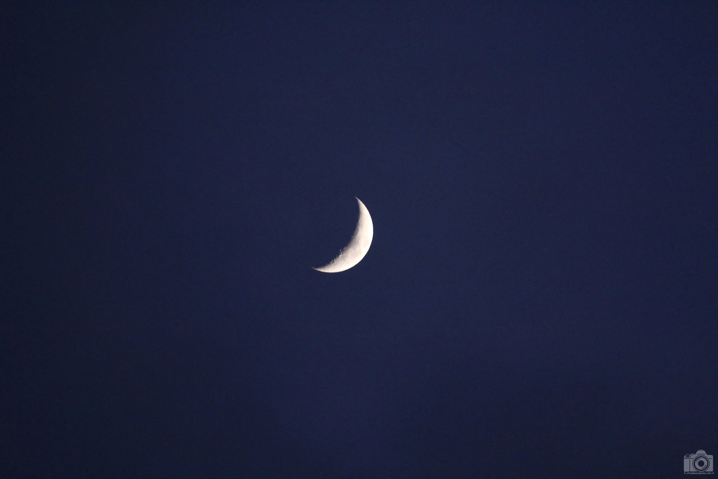 2013 - Early Moon Shot.  Solana Beach, CA.  Shot with a Canon EOS 60D // EF 70-300mm @ 300mm f5.6 ISO 3200 - 1/100s.