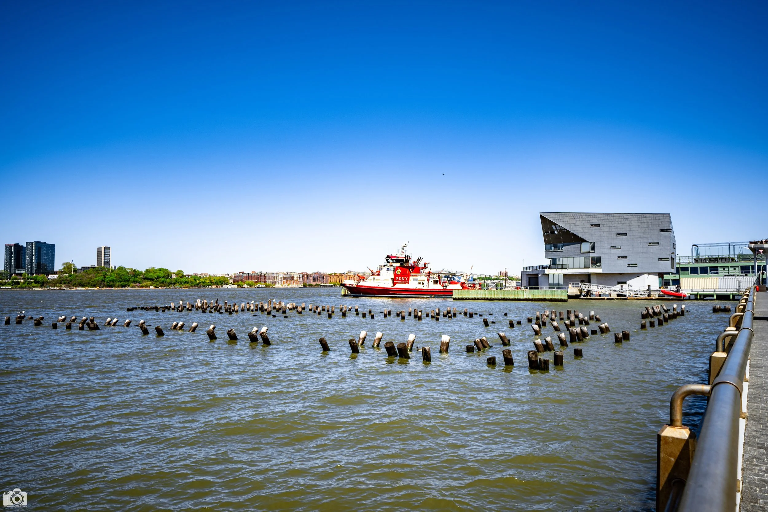 New York 2025.  FDNY on the Hudson.  Shot  with a Sony a7c // FE 12-24mm F4 G @ 24mm - ISO 125 - f/4 - 1/1250s.