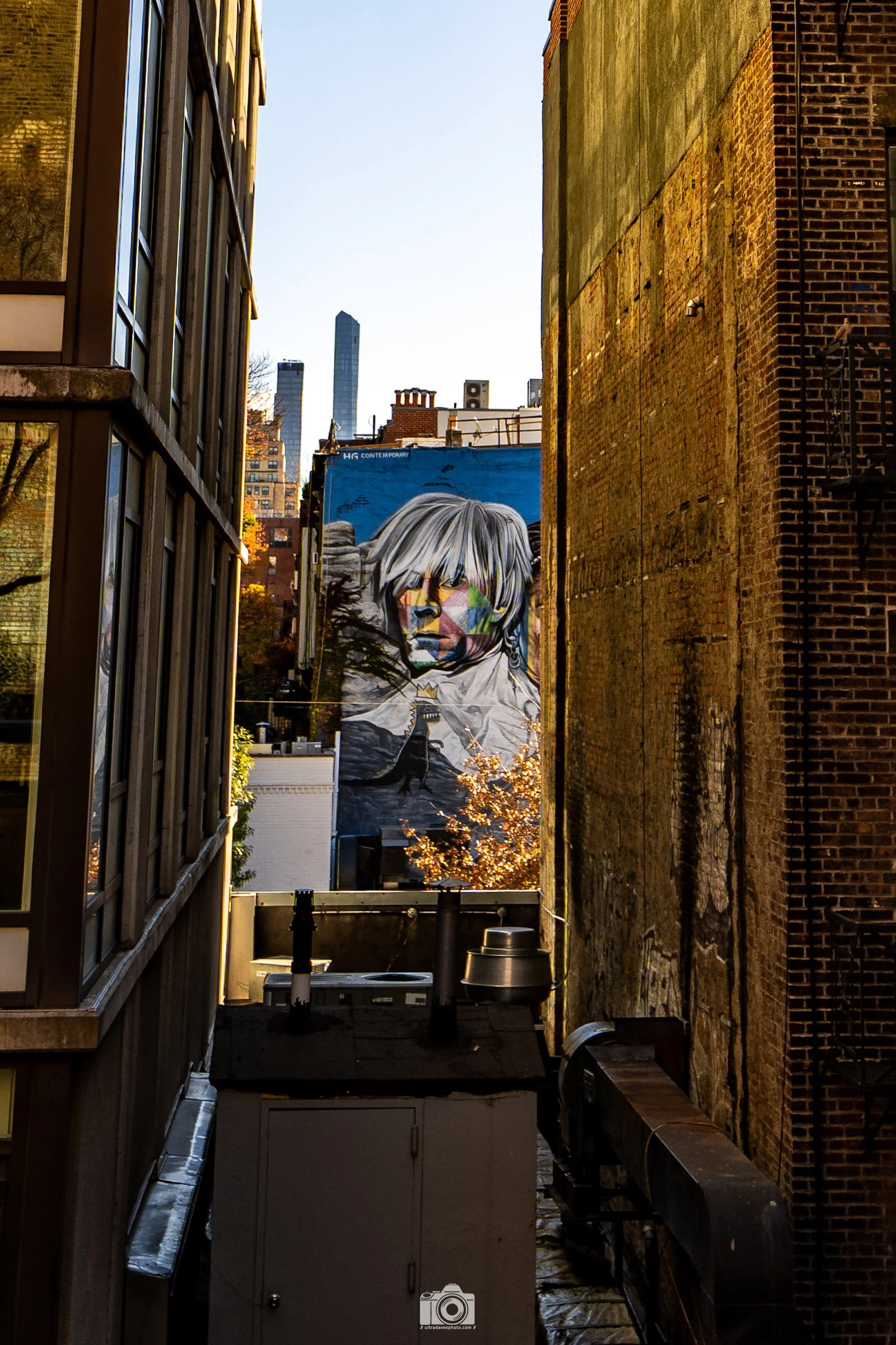2024 - Painted Warhol off  the High Line.  Shot with a Sony a7c II // FE 12-24mm @ 24mm f/4 ISO 100 - 1/400s.
