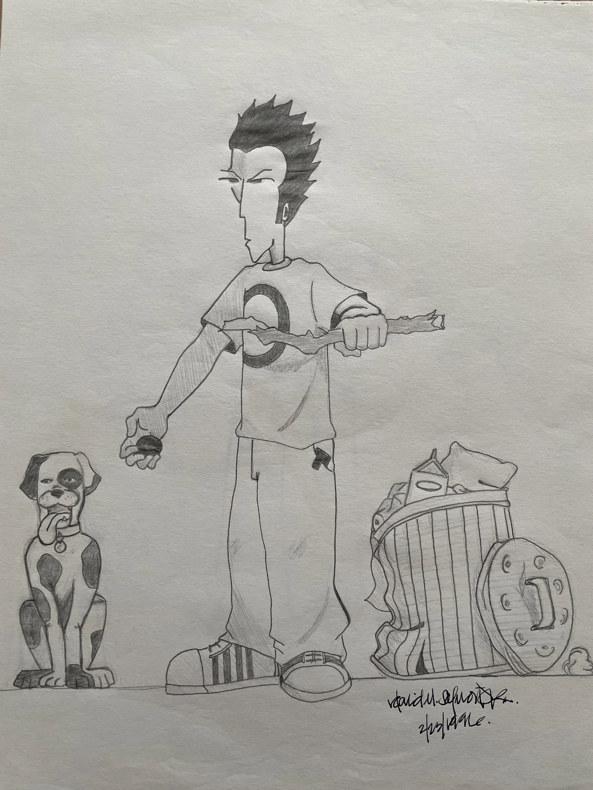 Tekken style character