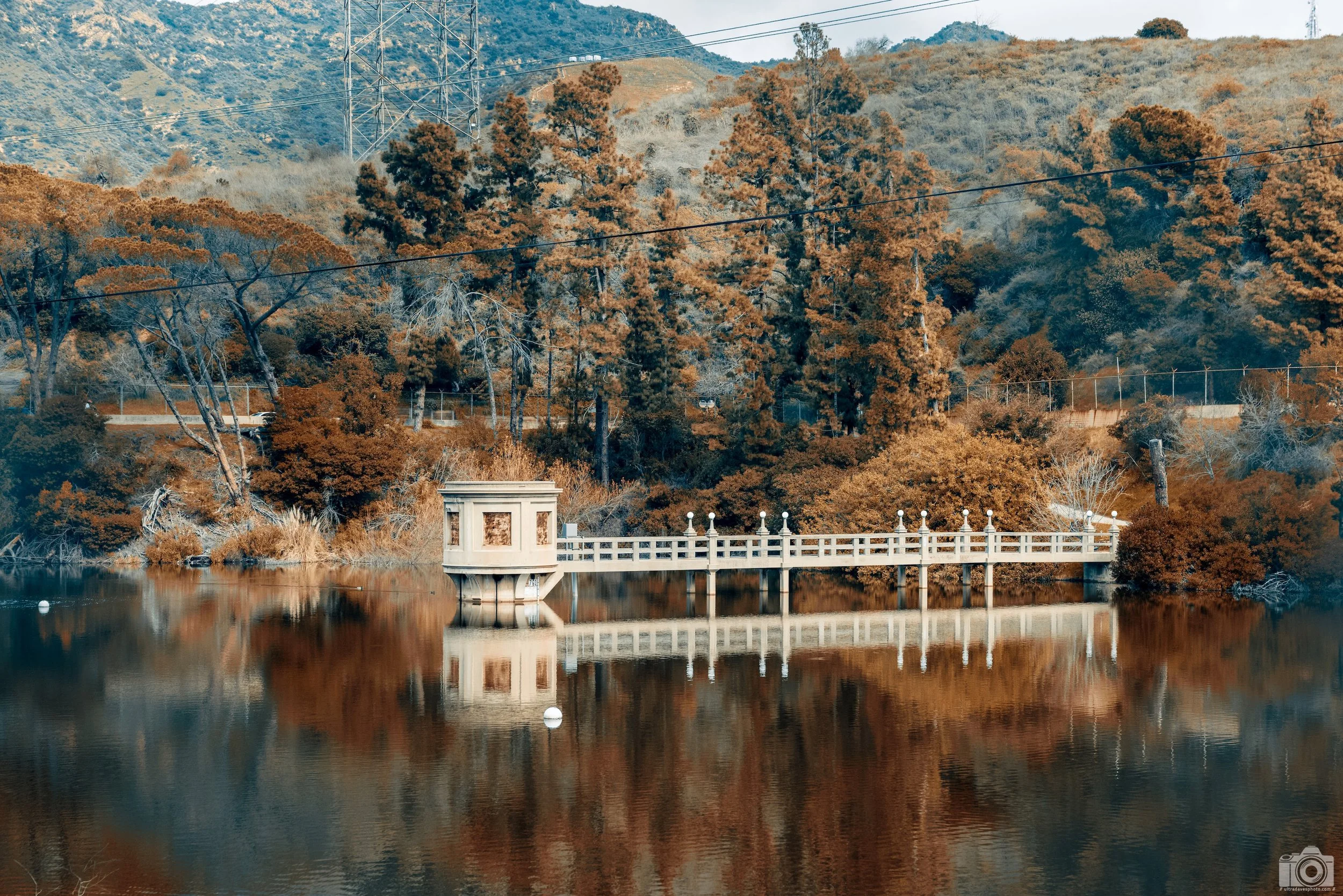 2024 - The Reflected Reservoir Pier.  Next trip I am definitely bringing the 70-200mm!  Shot taken with Canon EOS R5 // RF 24-70mm @ 58mm f/4.5 ISO 200 - 1/640s.