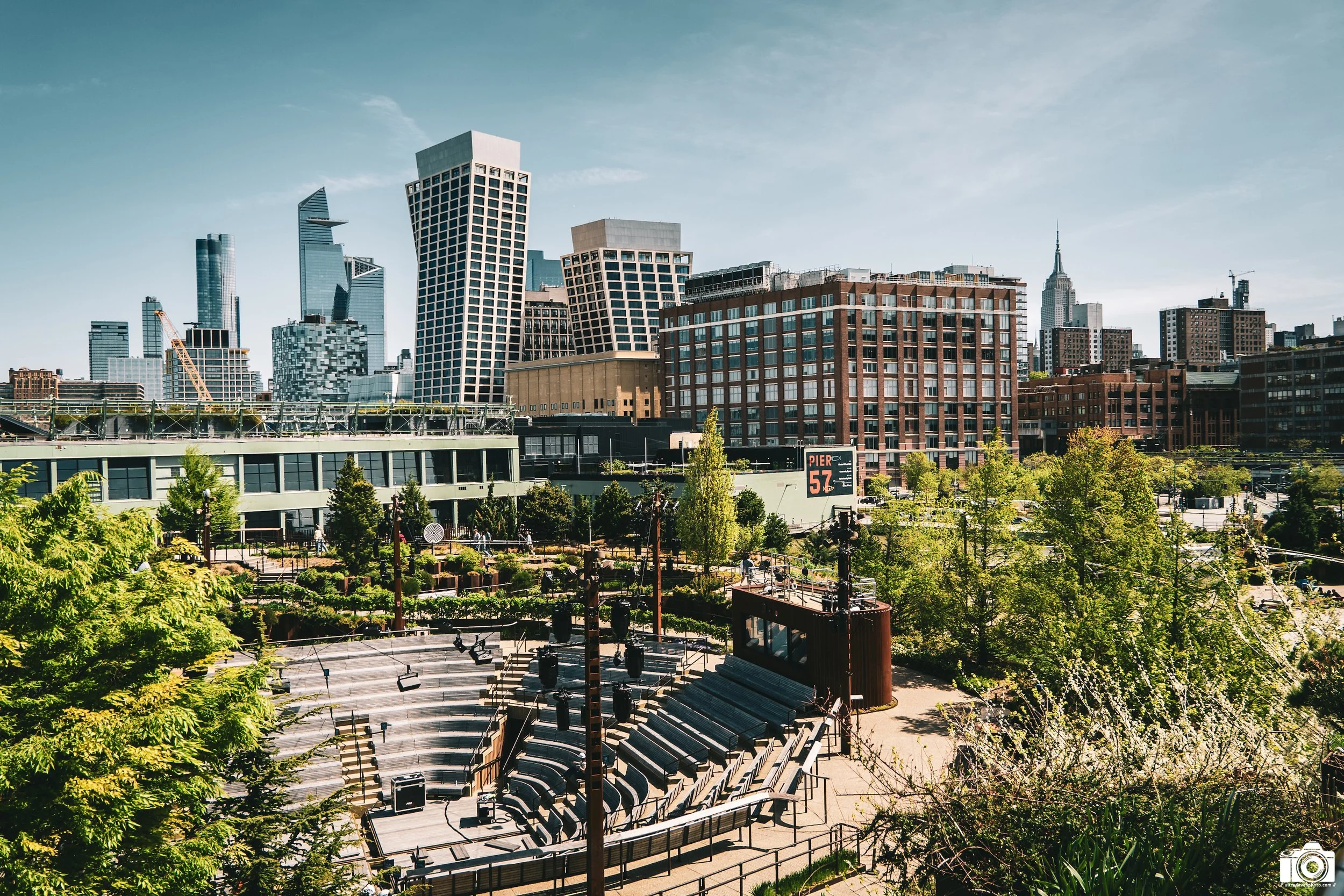 NYC 2025 - Outdoor Venue at Pier 57.  Shot with a Sony a7c // Tamron E 18-300mm @ 27mm f/4 ISO 125 - 1/1000s.