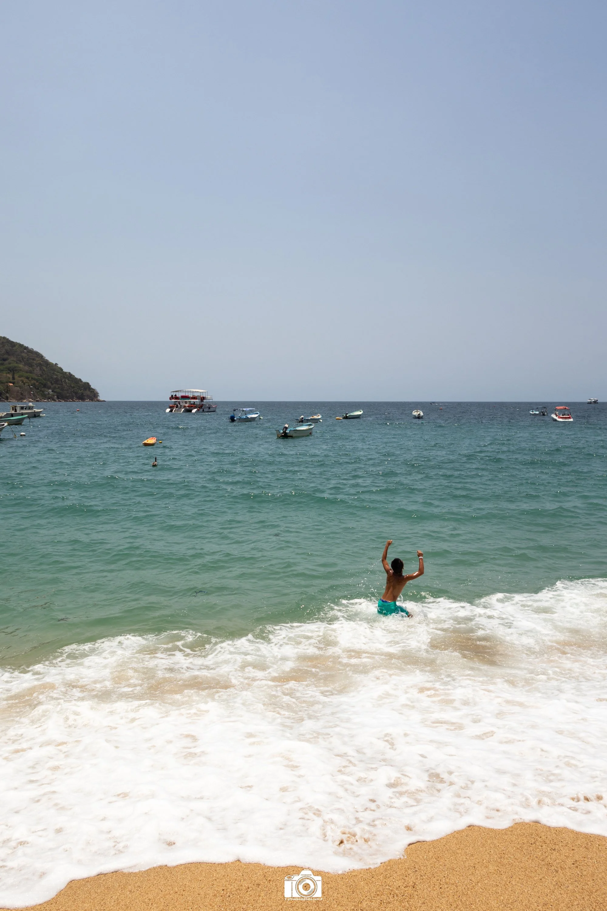 2023 - Yelapa Beach, Mexico.  Took a tender from Nuevo Vallarta and spent the day at this beach alcove.  Shot taken with a Canon EOS R50 // 16mm STM @ f/2.8 ISO 100 - 1/4000s.  
