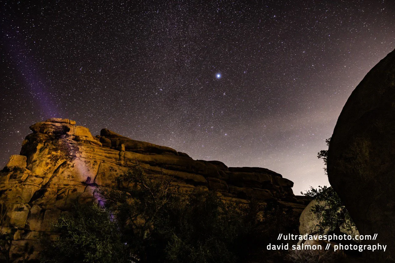 2025 - This is my favorite shot on this trip. The moon did make it very bright out but using a tripod is key. There was a group out exploring with their lights creating a spotlight. They interfered quite a bit, but this shot was worth the annoyanc