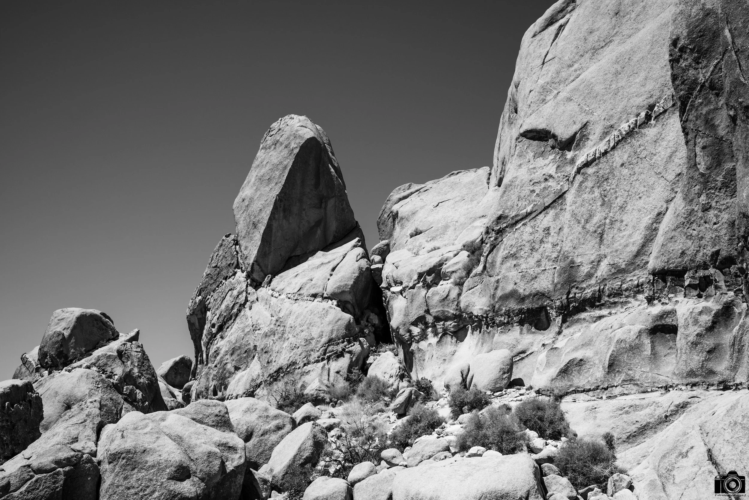 2025 - Strips of Rocks in B&W.  Shot with a Canon EOS R5 // RF 15-35mm @ 35mm f/8 ISO 100 - 1/400s.