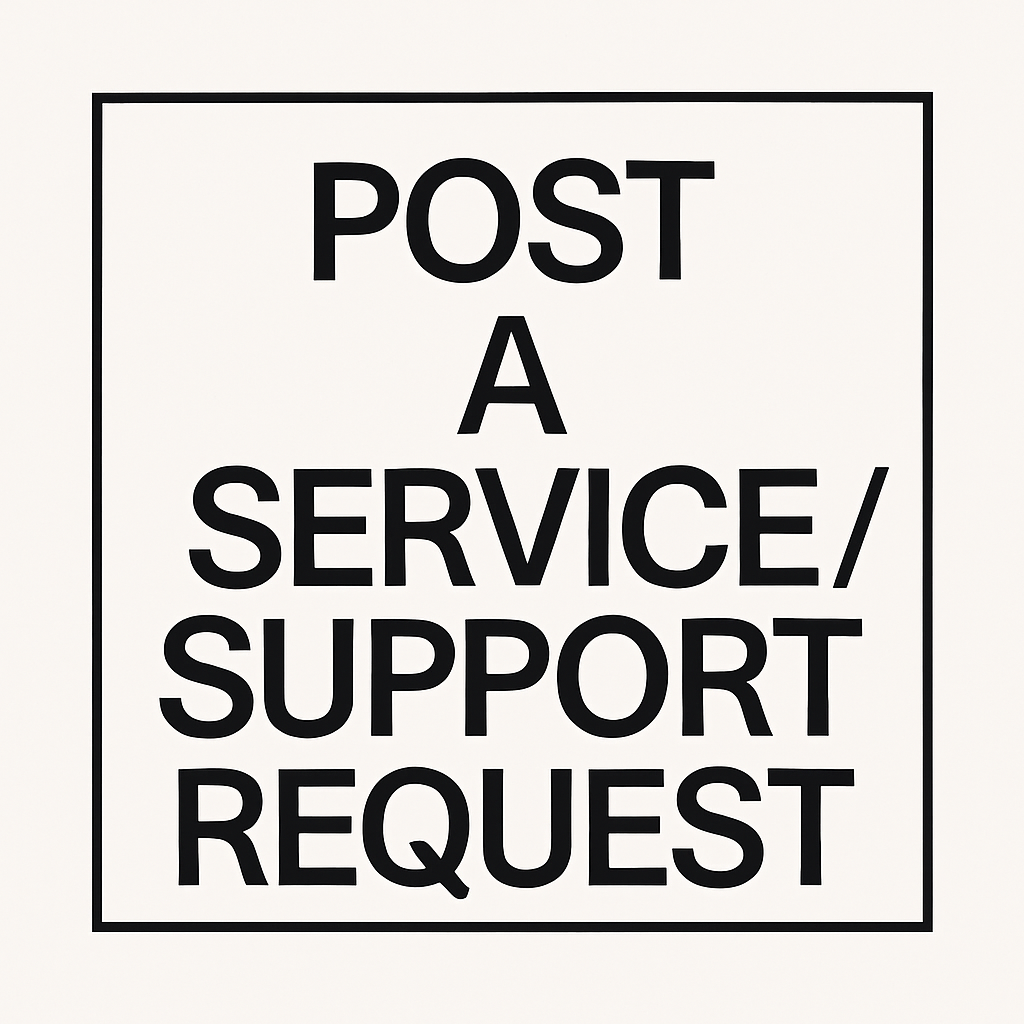 Offer your skills or request support from others.