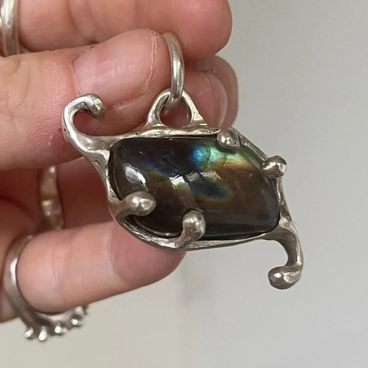 Oil Slick Pendant