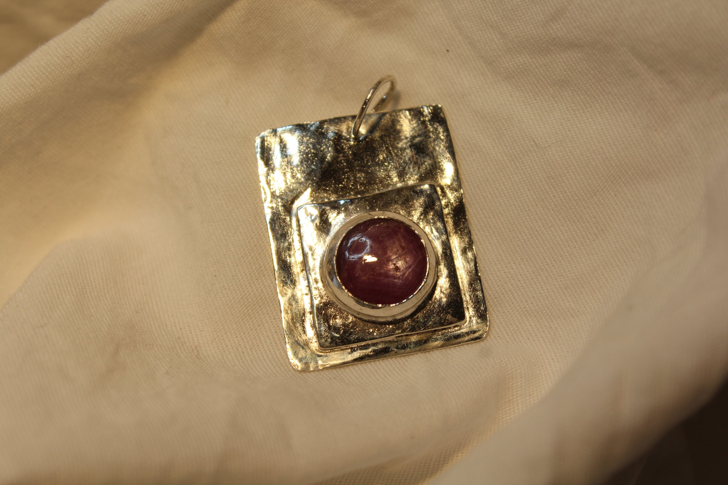 Silky Square Pendant