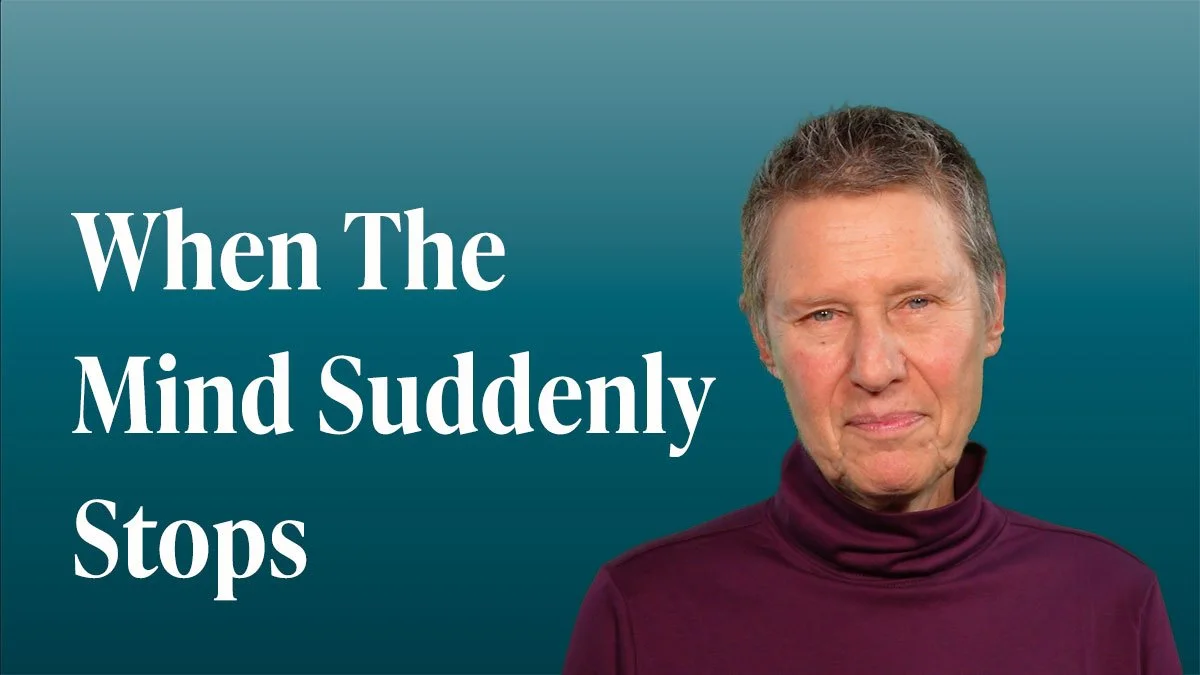 When The Mind Suddenly Stops