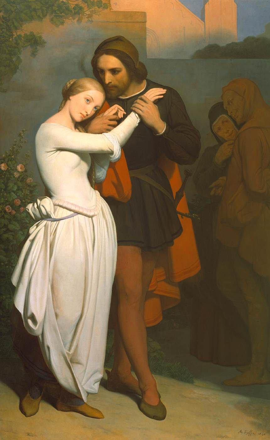 Faust and Marguerite in the Garden (1846) by Ary Scheffer