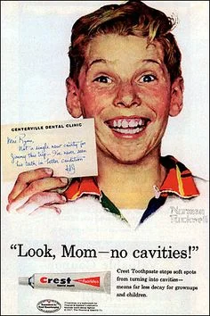Advertisement for a smile.