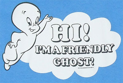 Imaginary friend Casper the Friendly Ghost, relative to Harold of the Purple Crayon.