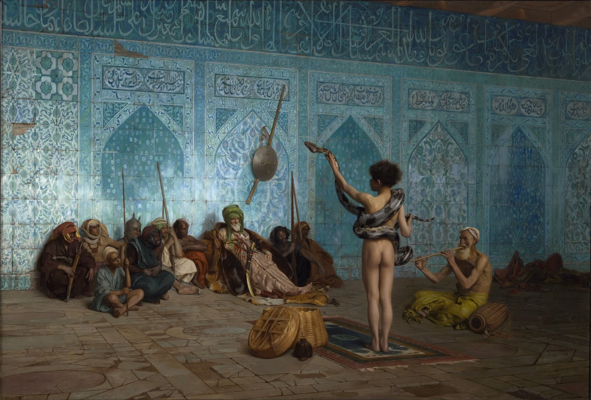 “Jean-Léon Gérôme, The Snake Charmer, c. 1879, Oil on canvas. (Sterling Francine Clark Art Institute, Williamstown, Massachusetts.)”