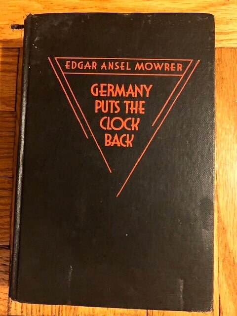 Germany in 1932 versus the US in 2020: Germany Puts the Clock Back