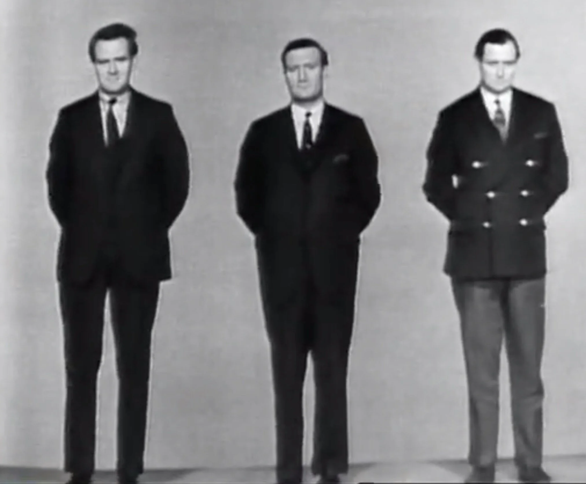 John le Carré (left), CBS/Goodson-Todman Productions.