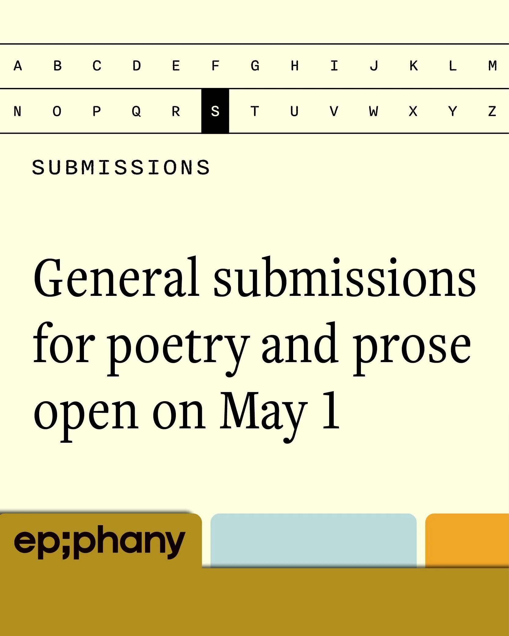 Submissions are Open for Issue 37