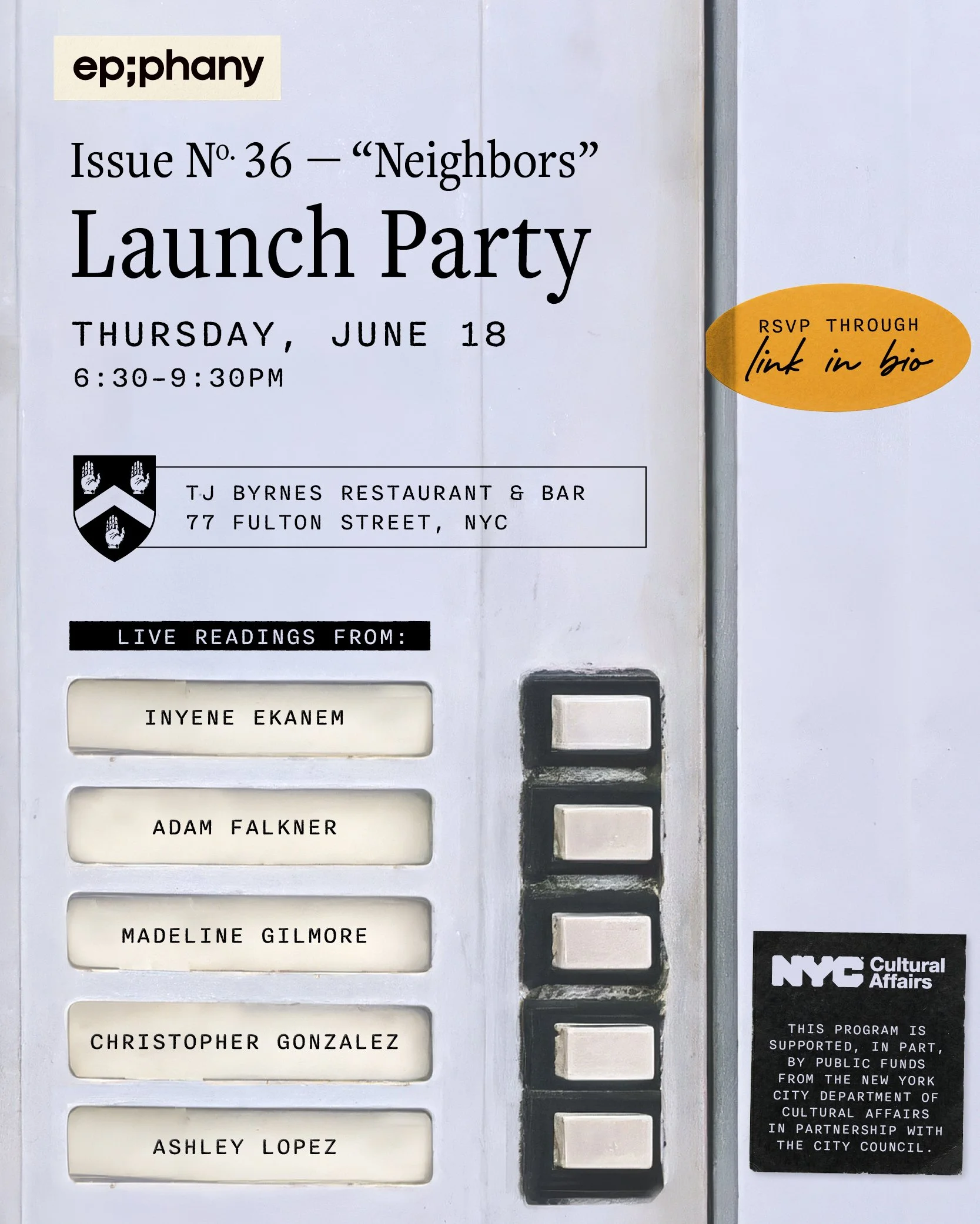 Epiphany Issue 36 Launch Party