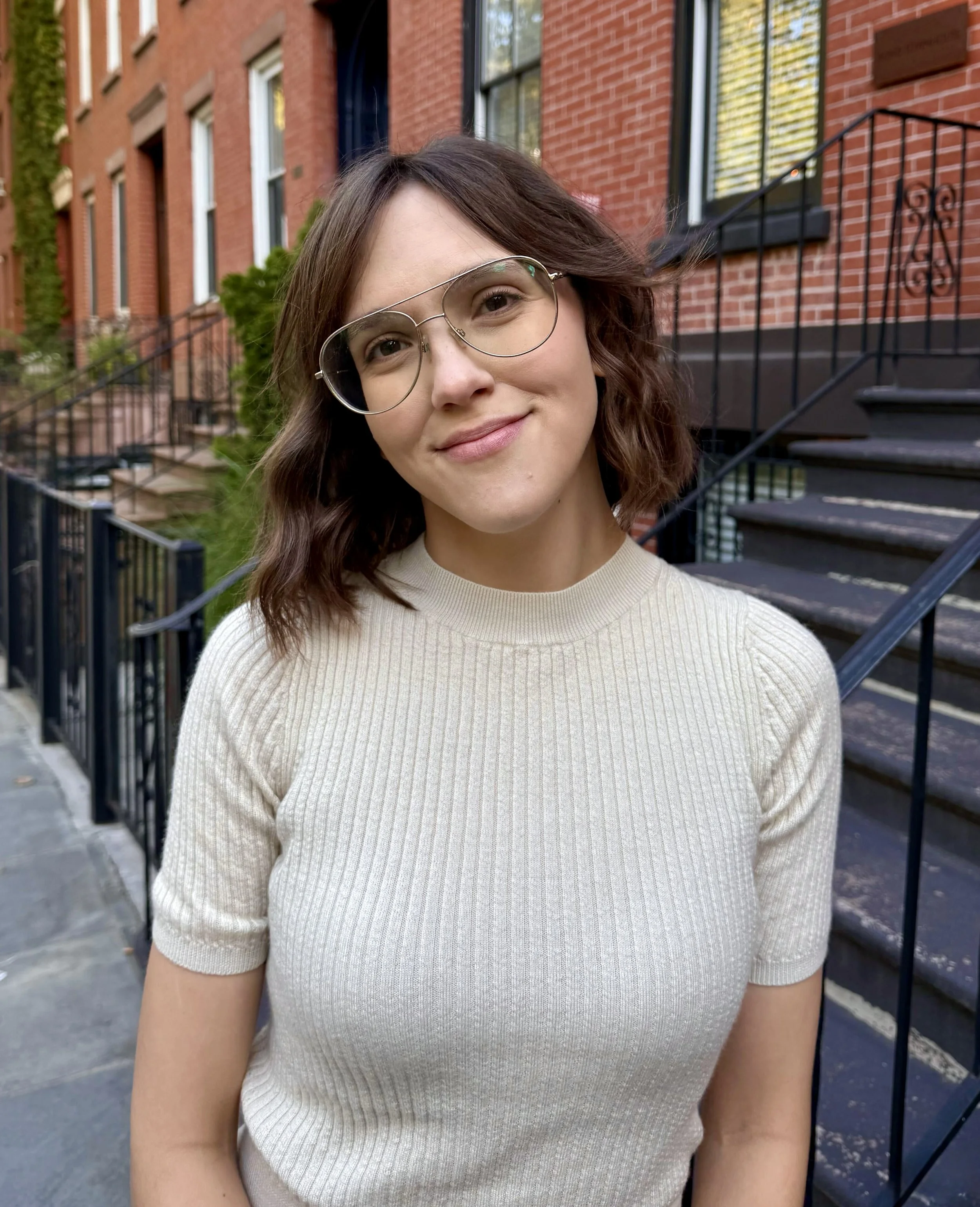 Headshot of author MV
