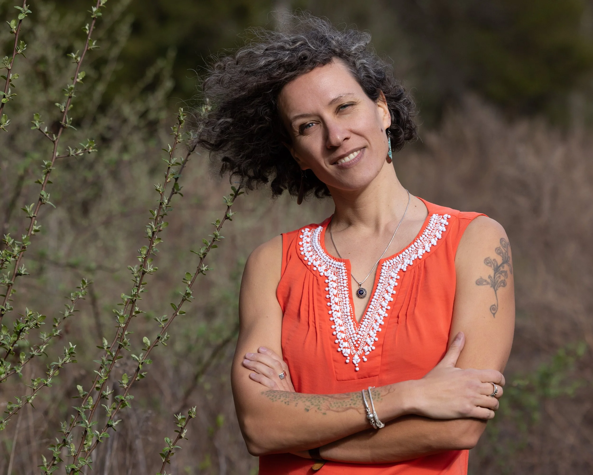 Headshot of author AH