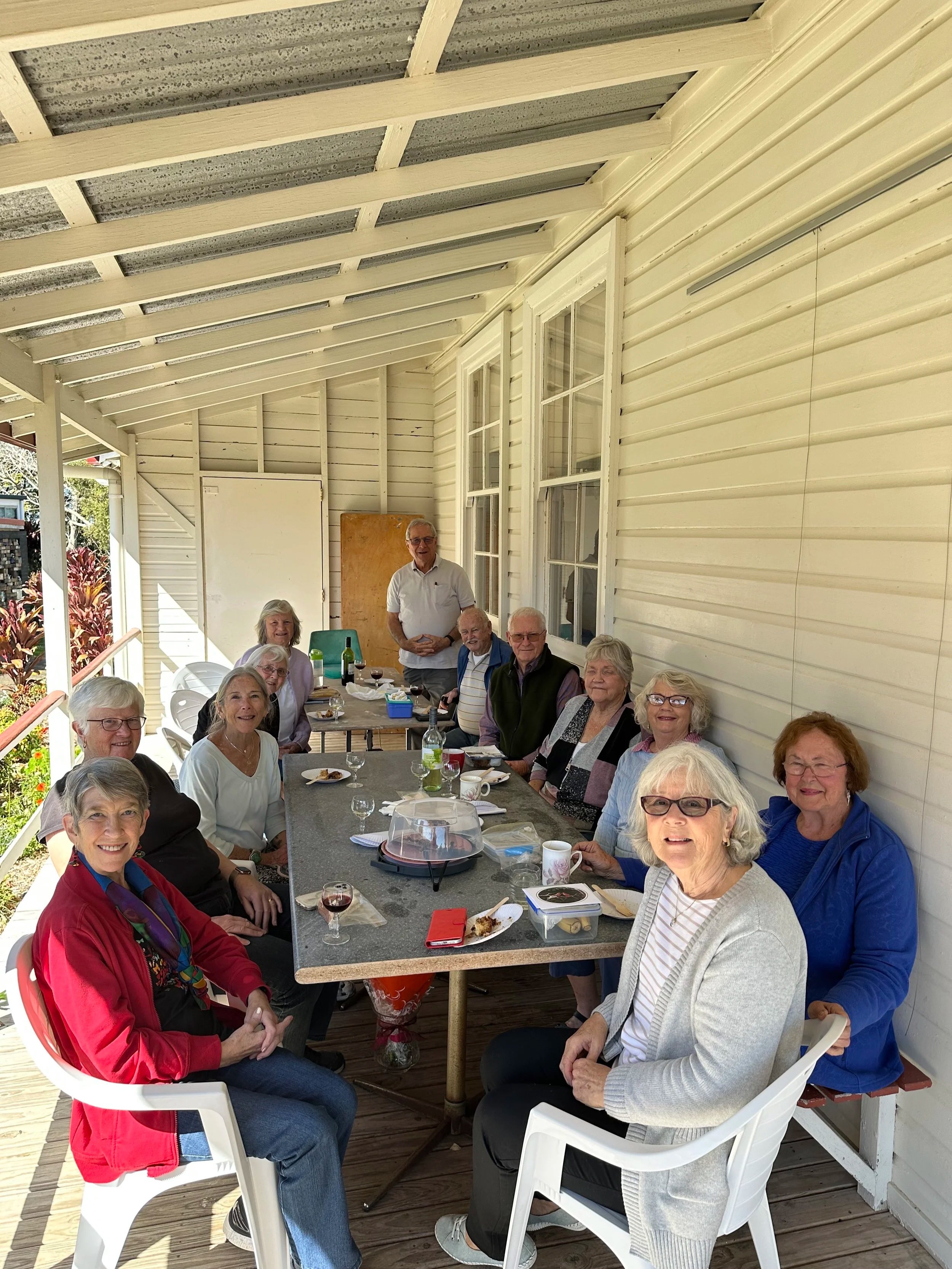 Goodbye lunch with Vivien. Vivien will be missed all of us.