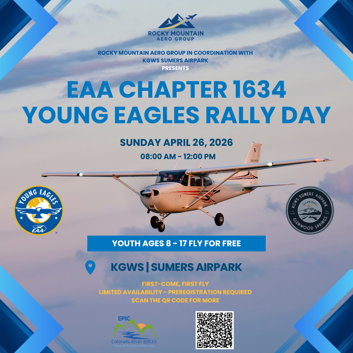 Rocky Mountain Aero Group x KGWS Sumers Airpark (Glenwood Springs Airport)- EAA Young Eagles 1634 Rally Day