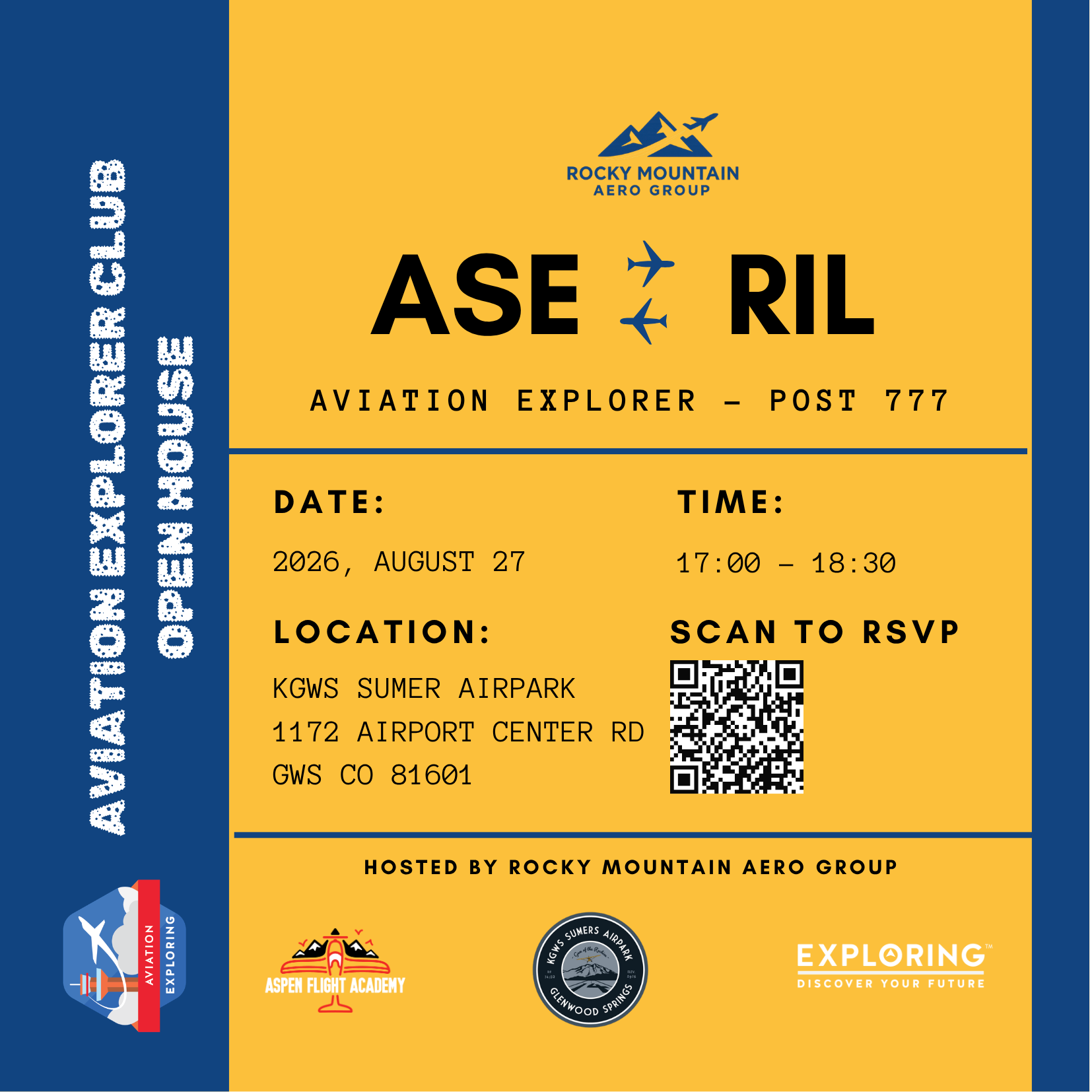 AVIATION EXPLORER POST 777 - RSVP