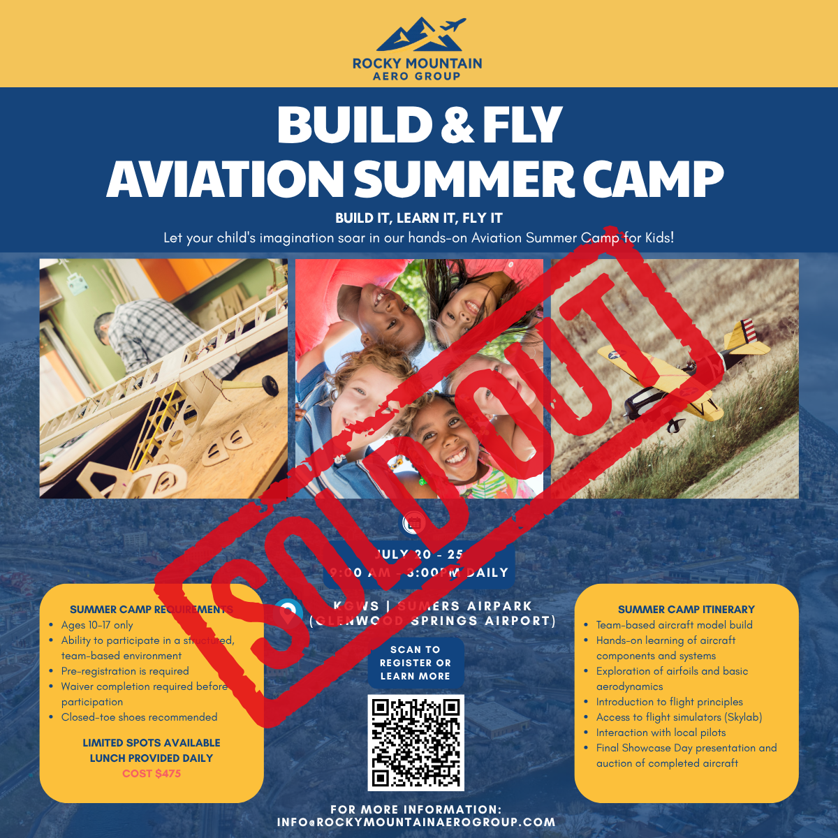Rocky Mountain Aero Group: Build & Fly Summer Camp