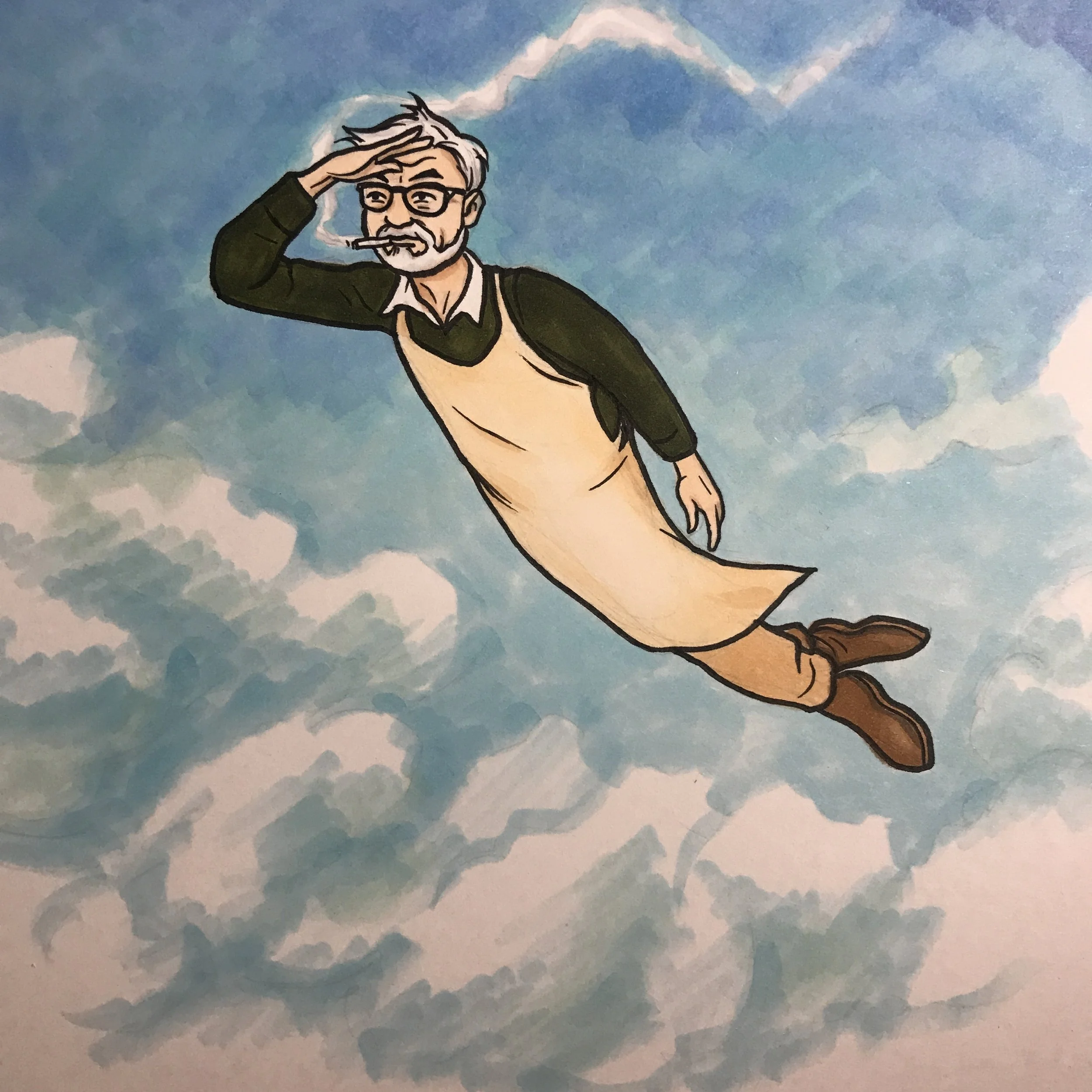 Hayao Miyazaki birthday card