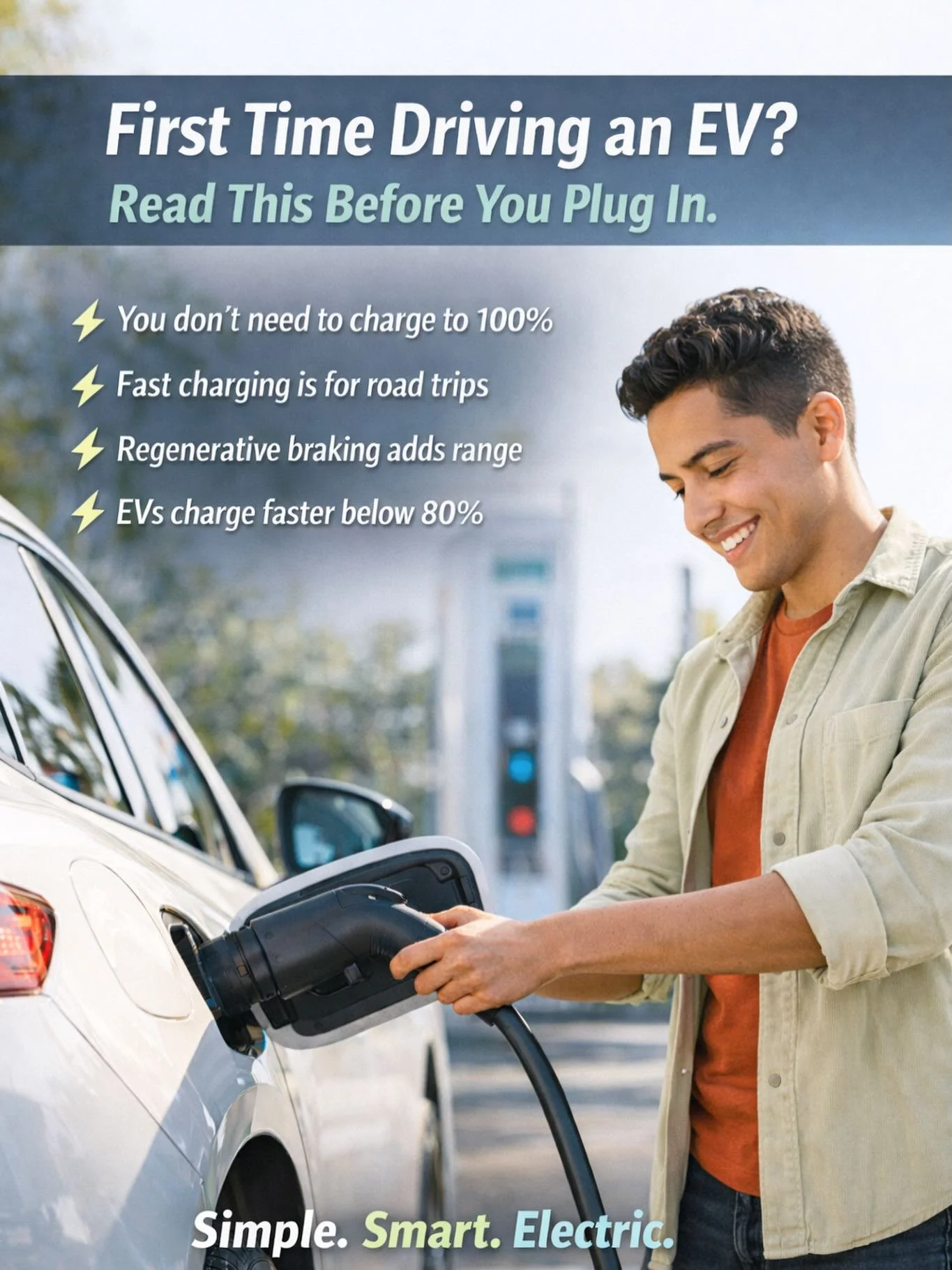 EV tip: You don&rsquo;t always need to charge to 100%! ⚡ Fast charging is perfect for road trips, and regenerative braking adds extra range. Smart, simple, and efficient electric driving. 🚗✨

Experience luxury EVs in Philadelphia; ride in style, sus