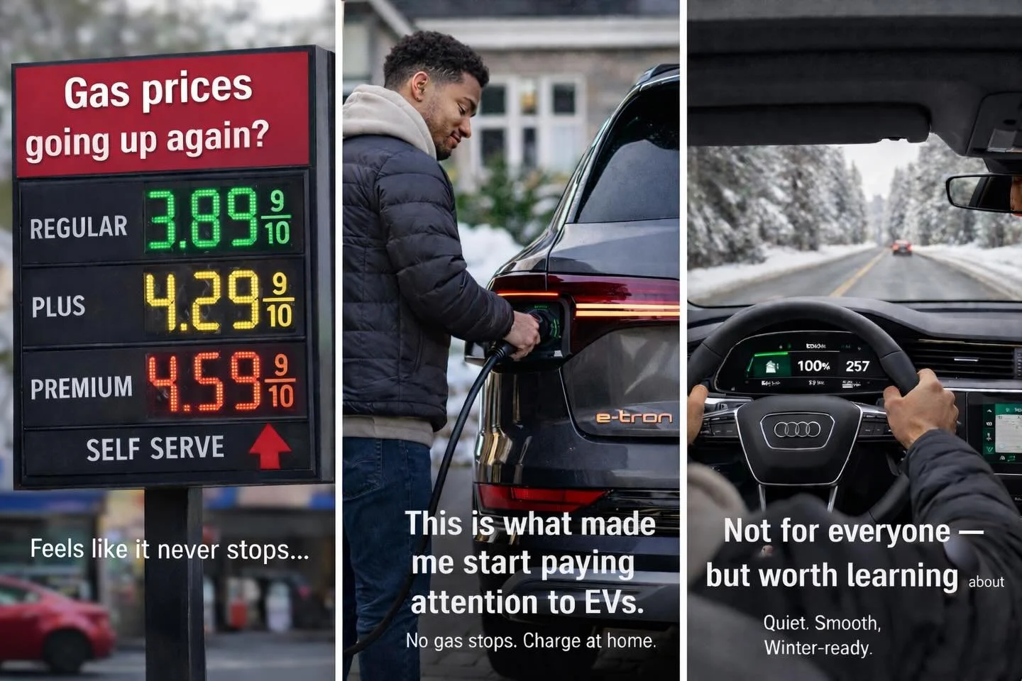 Philly drivers &mdash; feeling the pinch at the pump? ⛽️
EVs might be worth a look: quiet, low-maintenance, and charge at home ⚡
Curious about EVs? Drop your questions below &mdash; I&rsquo;ll answer them! 

#PhiladelphiaDrivers #PhillyEV #GasPricesP