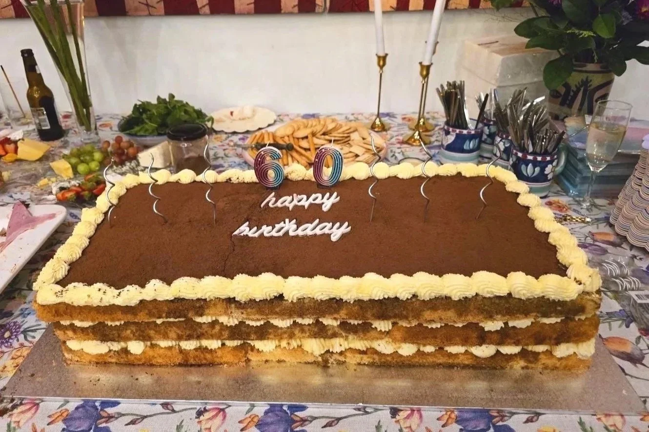 tiramisu celebration cake - serves 150