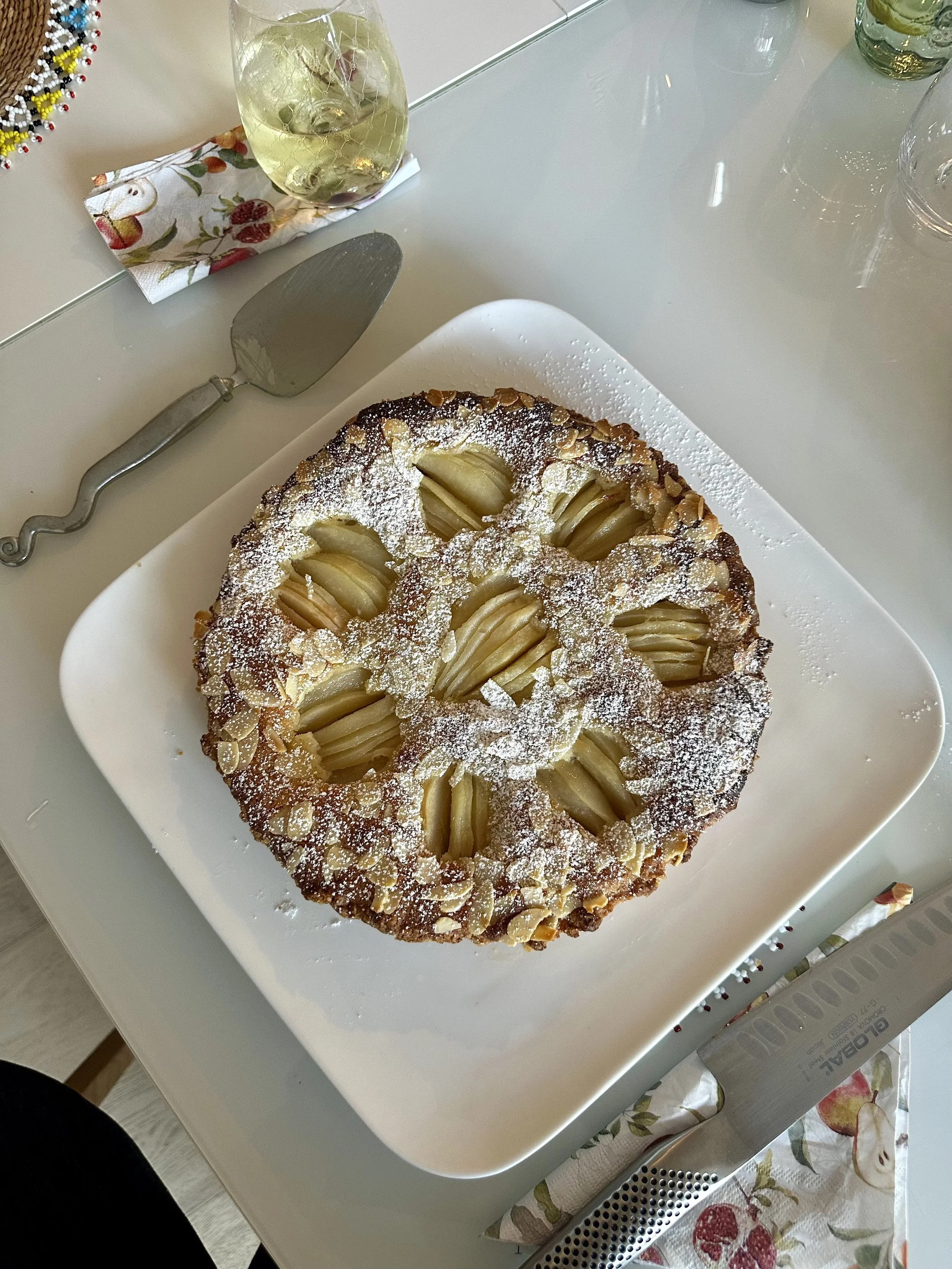 pear and frangipane tart