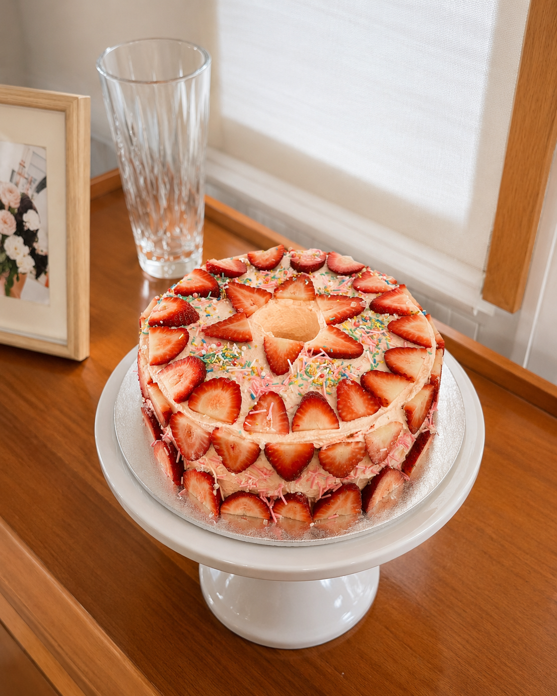 Strawberry Chiffon Cake