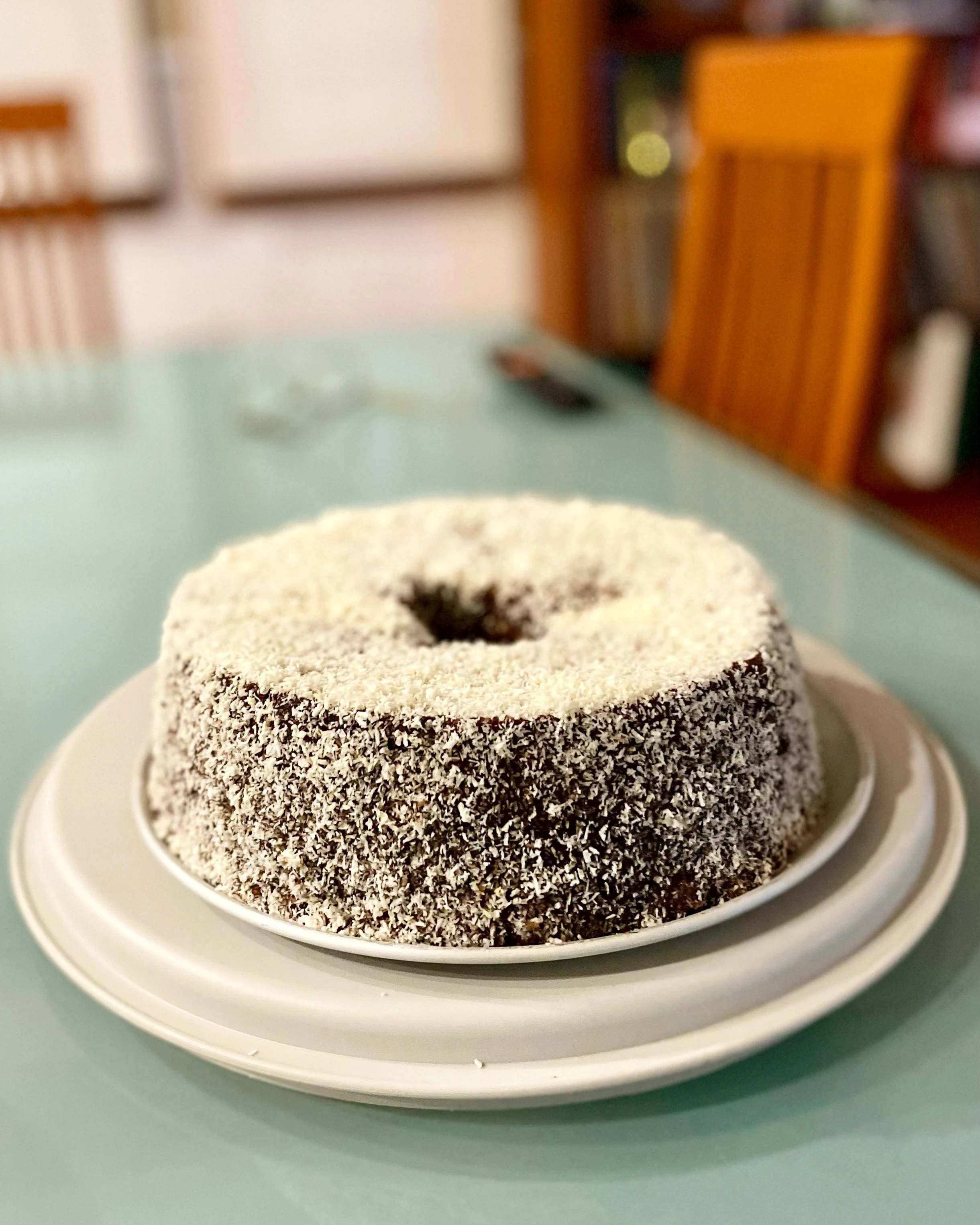 lamington chiffon cake