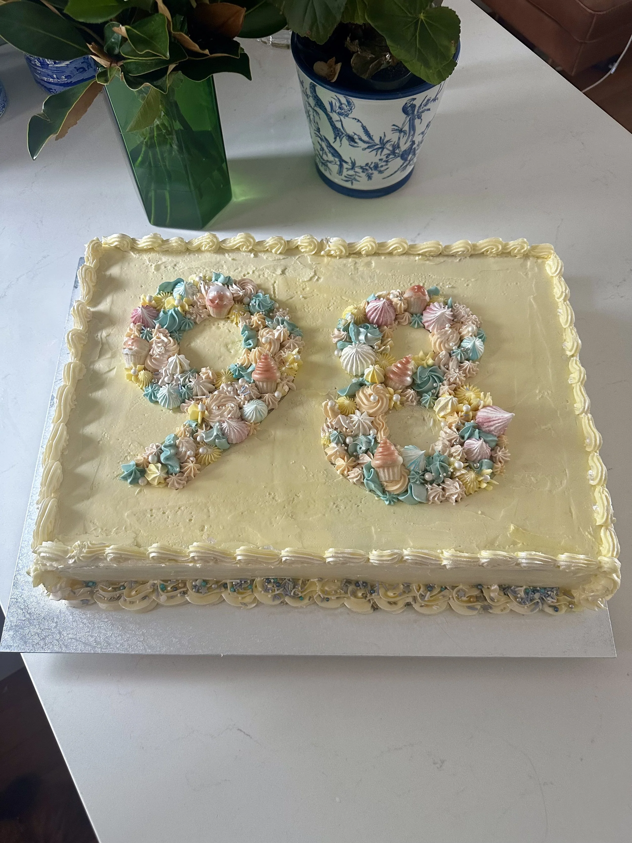 Vanilla and Raspberry Celebration Cake