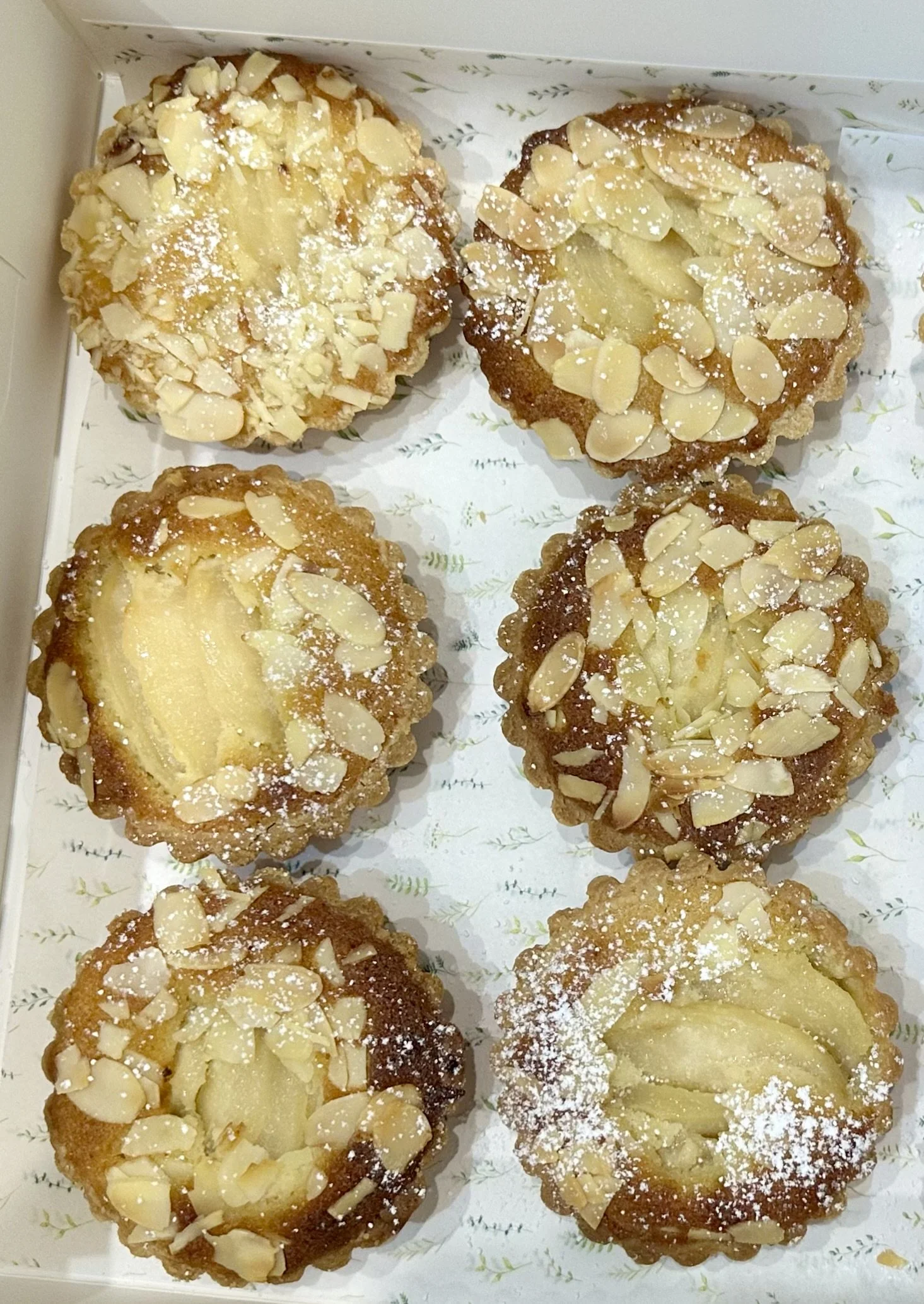 pear and frangipane tartlettes
