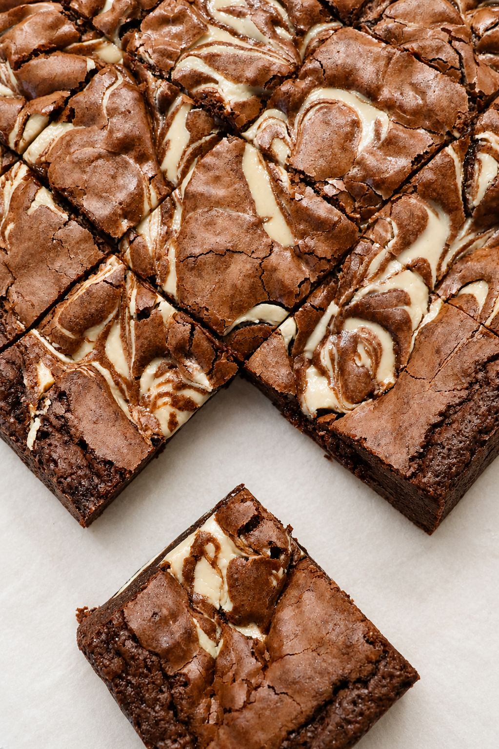White and Dark Chocolate Brownies